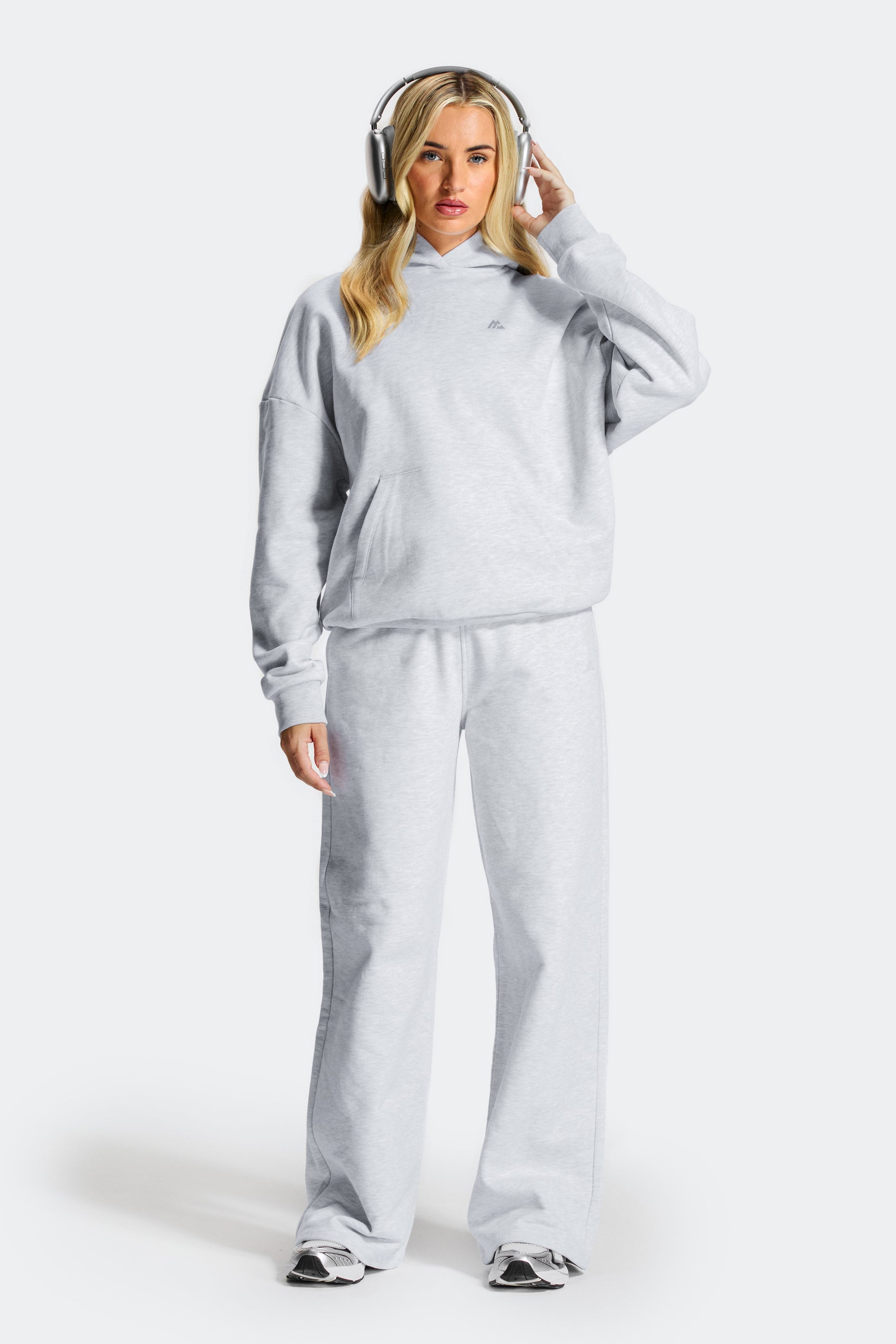 Form Fleece Hood - Grey Marl