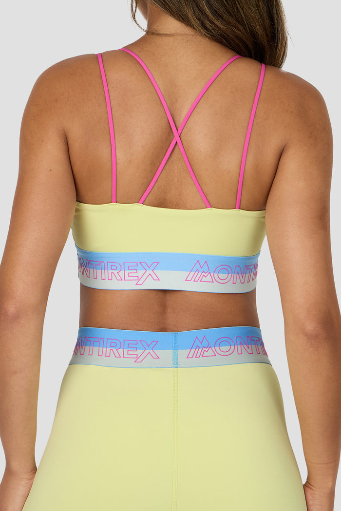 Icon Contrast 2.0 Bra - Citrus/Powder Blue/Breeze