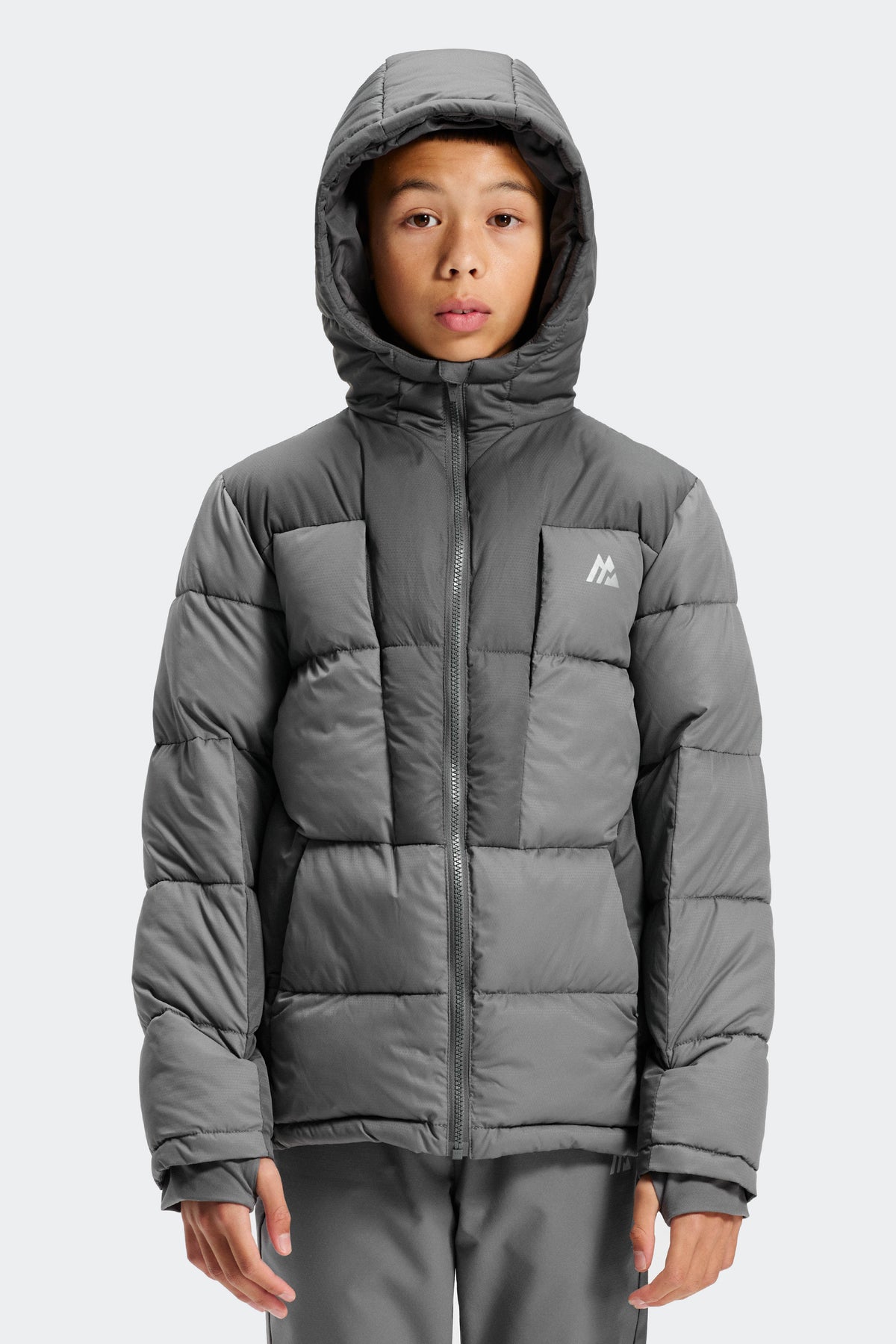 Carve Down Jacket - Cement Grey/Asphalt
