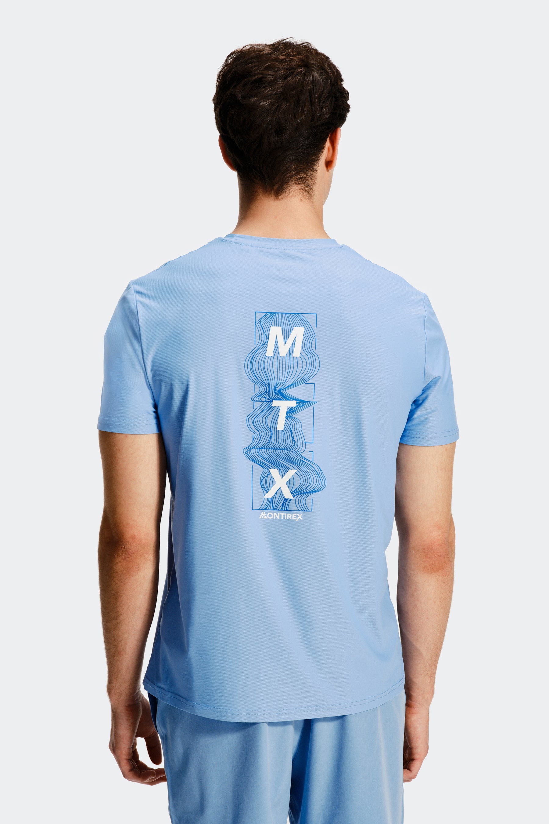 Frequency T-Shirt - Cloudy Blue/Charcoal Blue