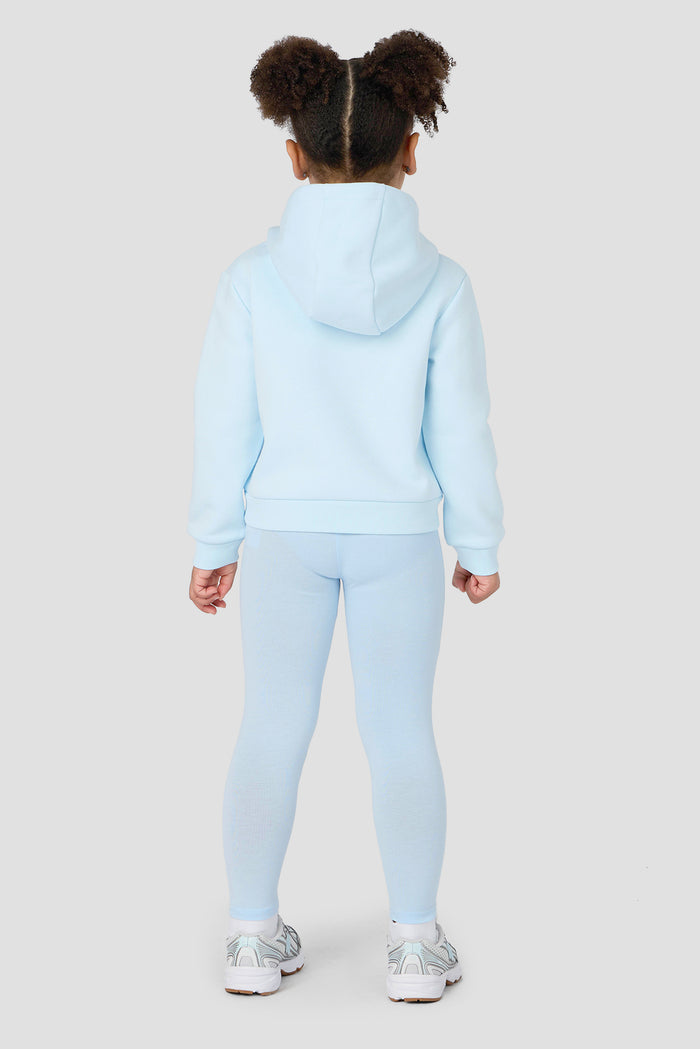 Infant Girls Joy Hood and Legging Set - Misty Blue