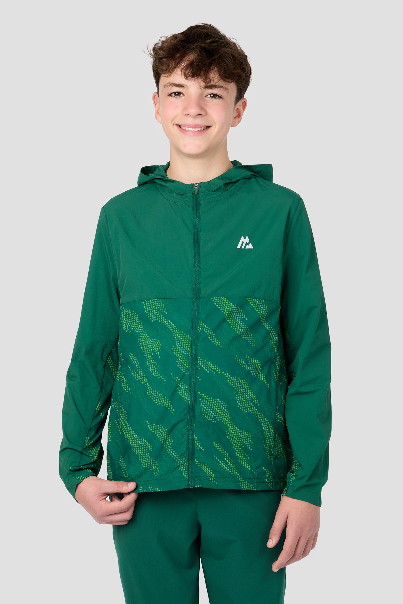 Boys Thera Jacket - Evergreen/Sherwood/Neon Green