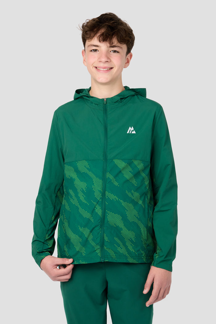 Boys Thera Jacket - Evergreen/Sherwood/Neon Green