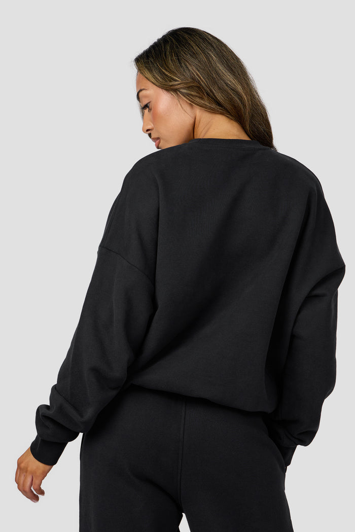 Form Oversized Sweatshirt - Black