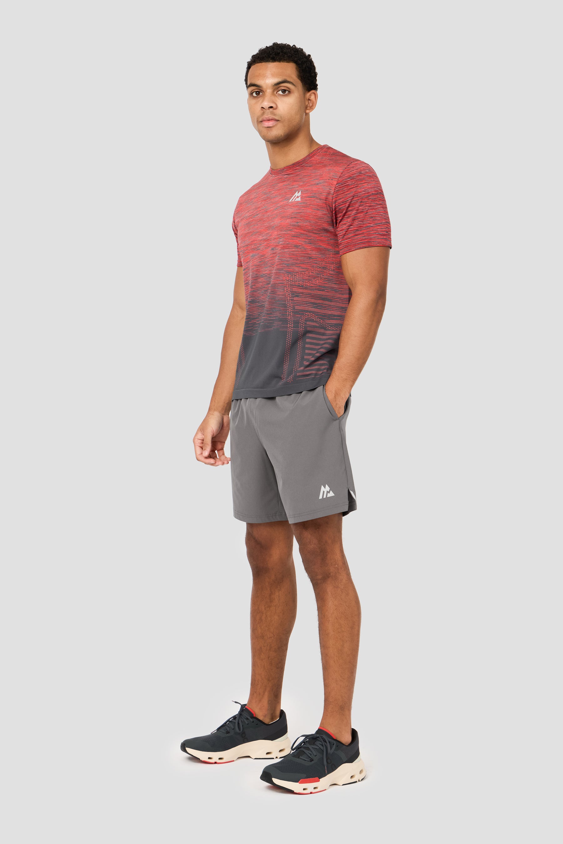 Vector Seamless T-Shirt - Tibetan Red/Turbulence/Dubarry
