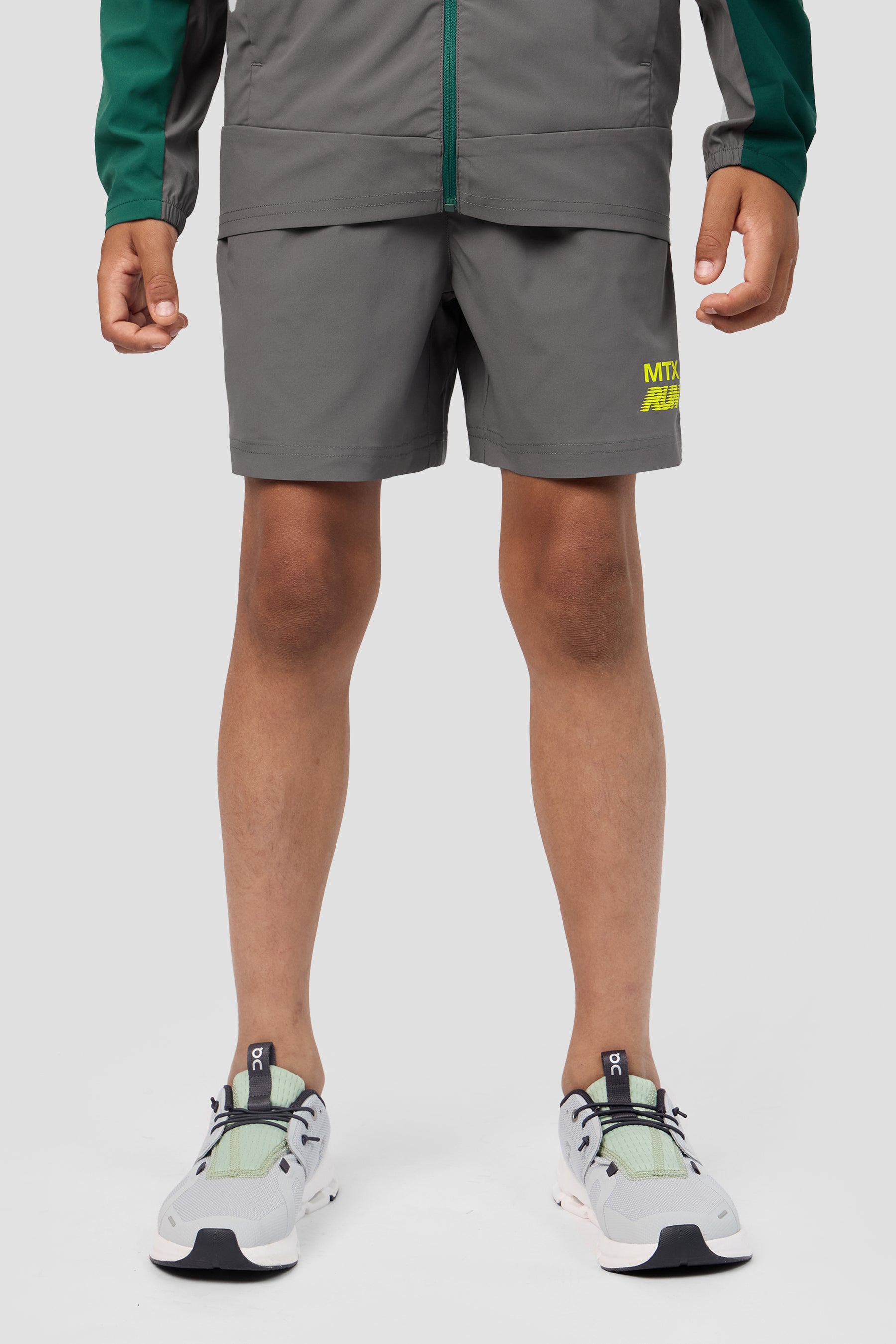 Boy's MTX Run Short - Cement Grey