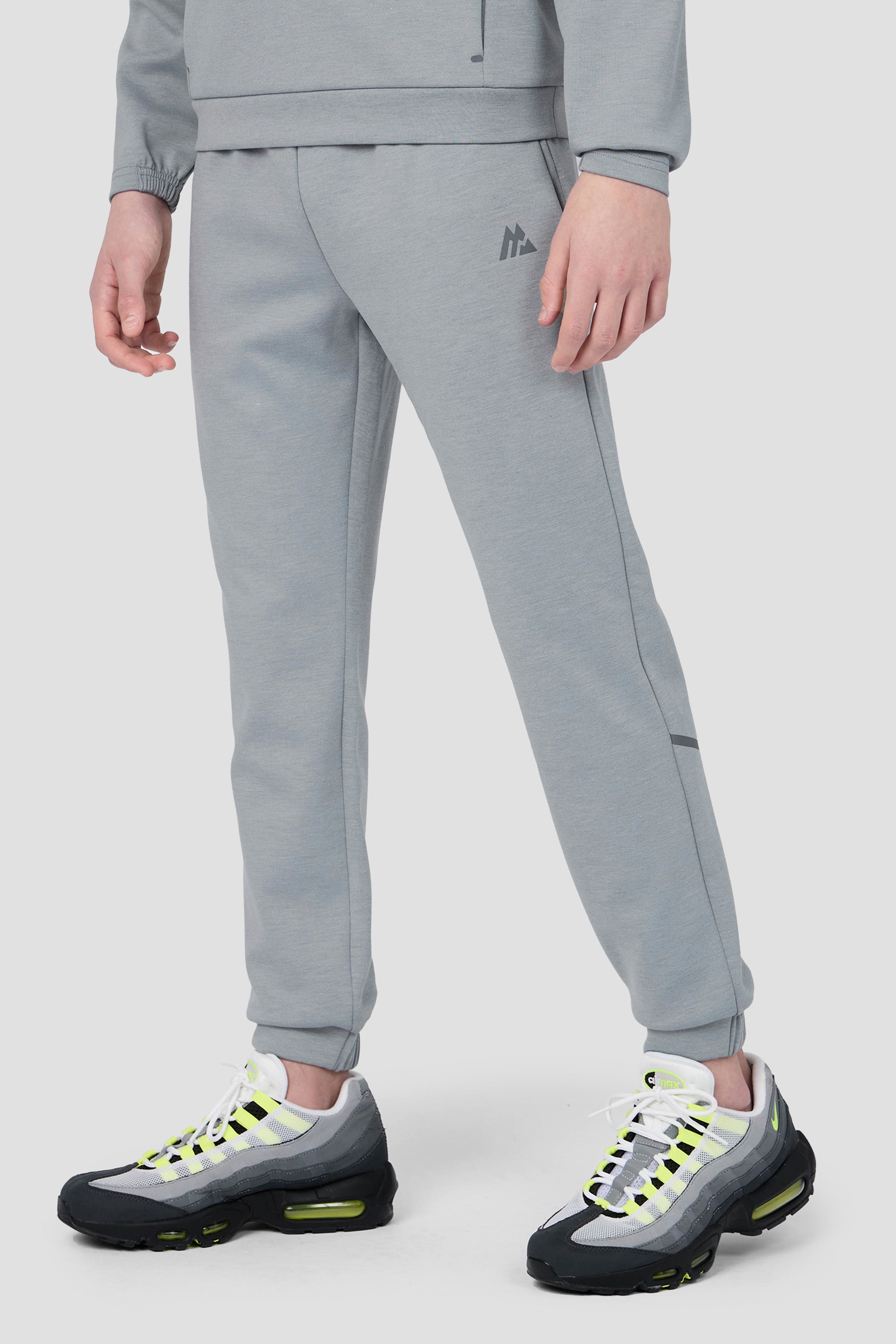 Boys Zenith Jogger Platinum Grey Marl | Montirex Sportswear Clothing