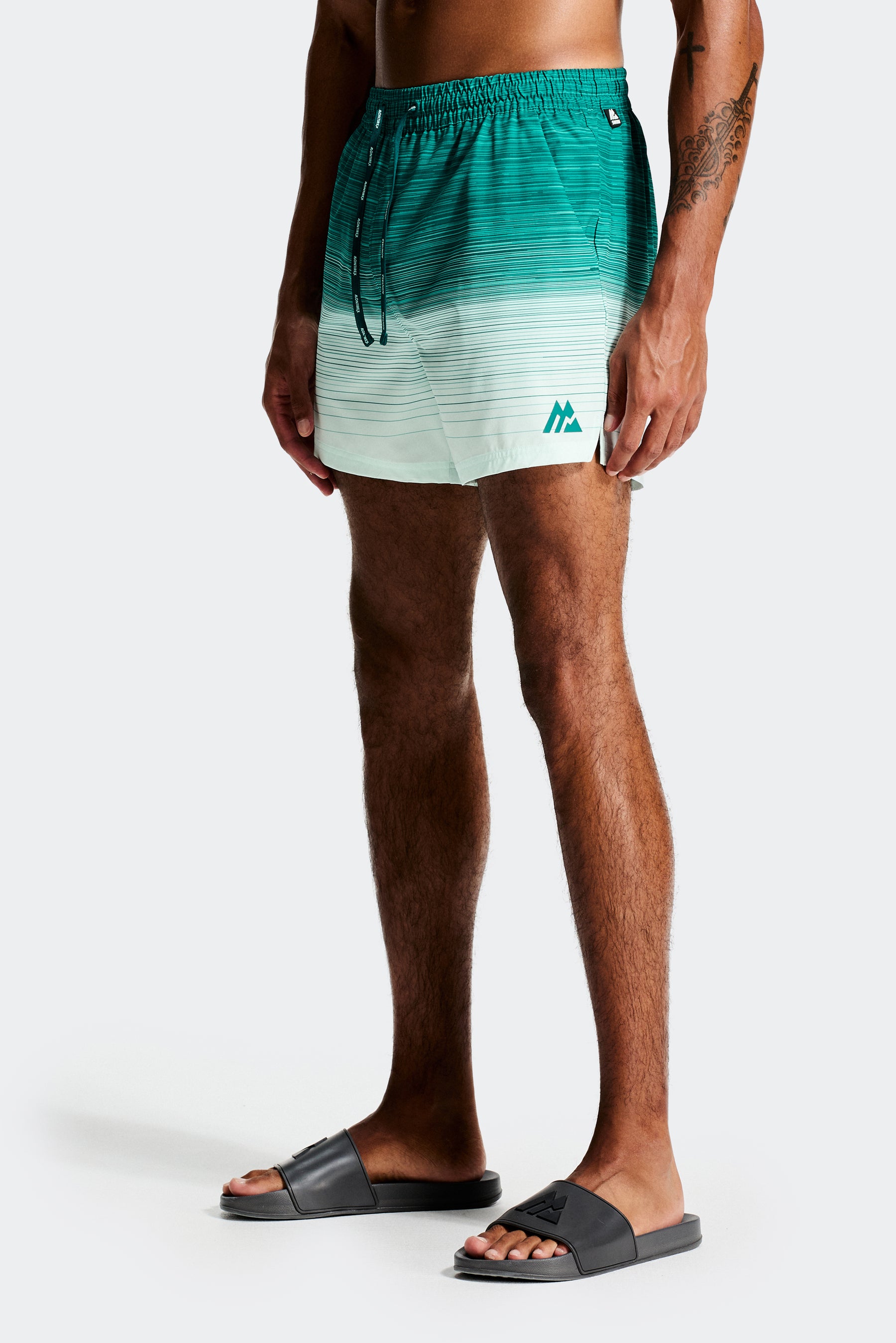 Trail Swim Short - Deep Teal/Water Spring