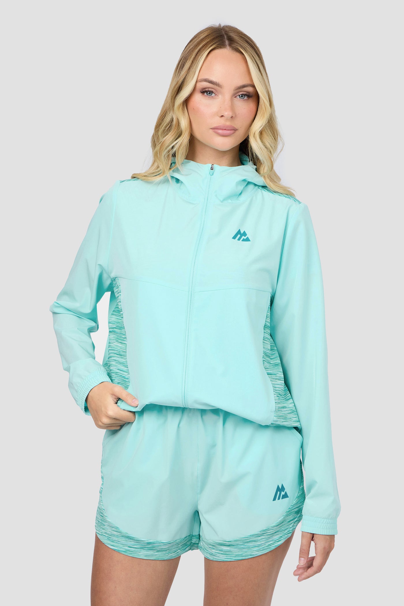 Women's Trail Windbreaker - Turquoise Multi