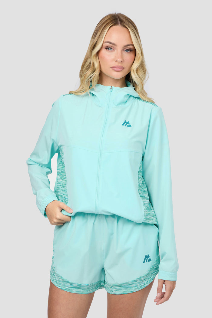 Women's Trail Windbreaker - Turquoise Multi