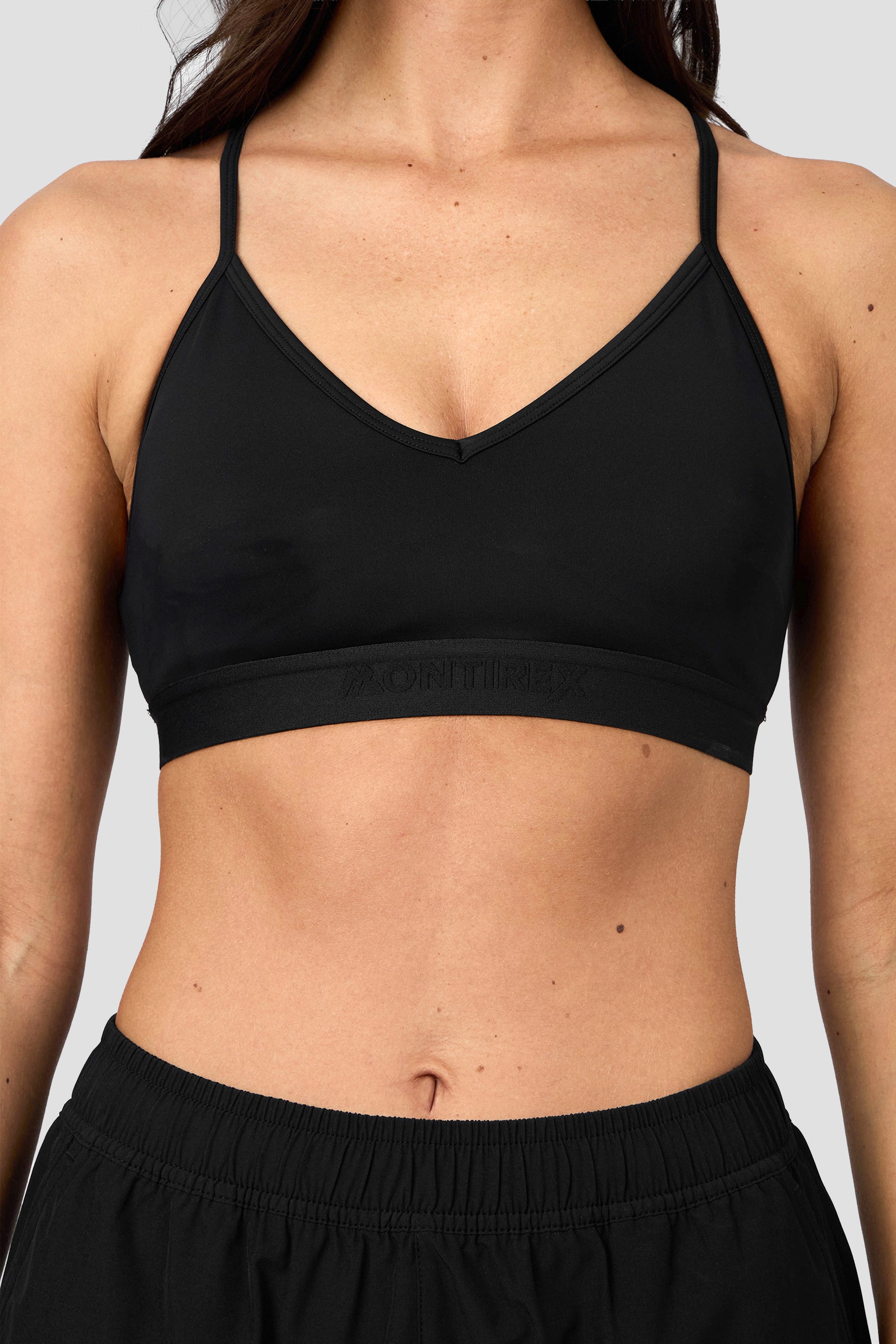 Icon Strappy Bra - Black