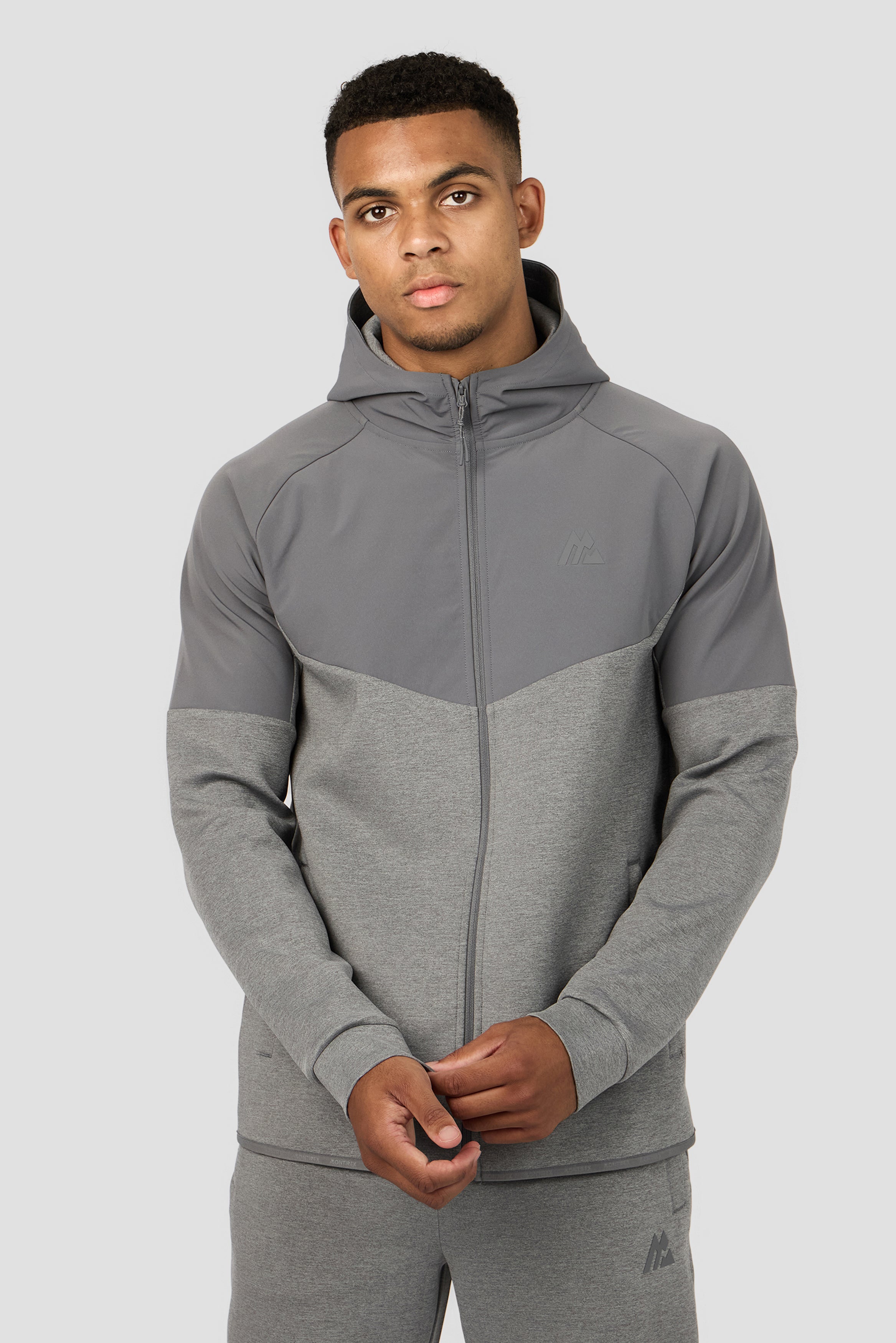Montirex Recover 2.0 Fleece Hood Cement Grey | Gymwear & Sportswear
