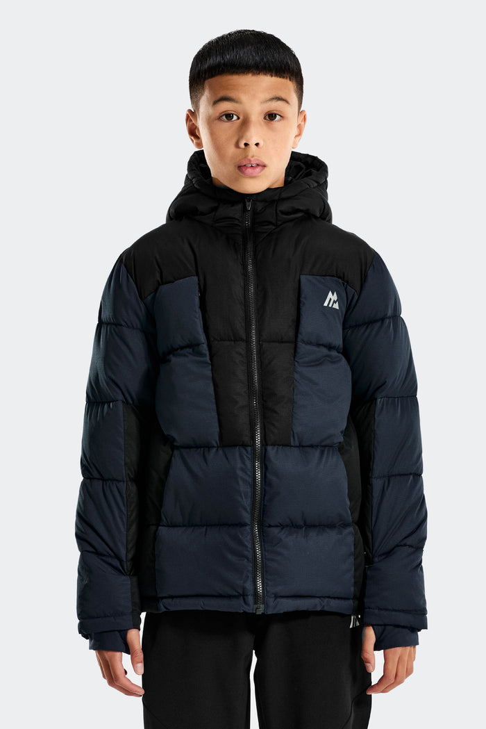 Carve Down Jacket - Navy Shadow/Black