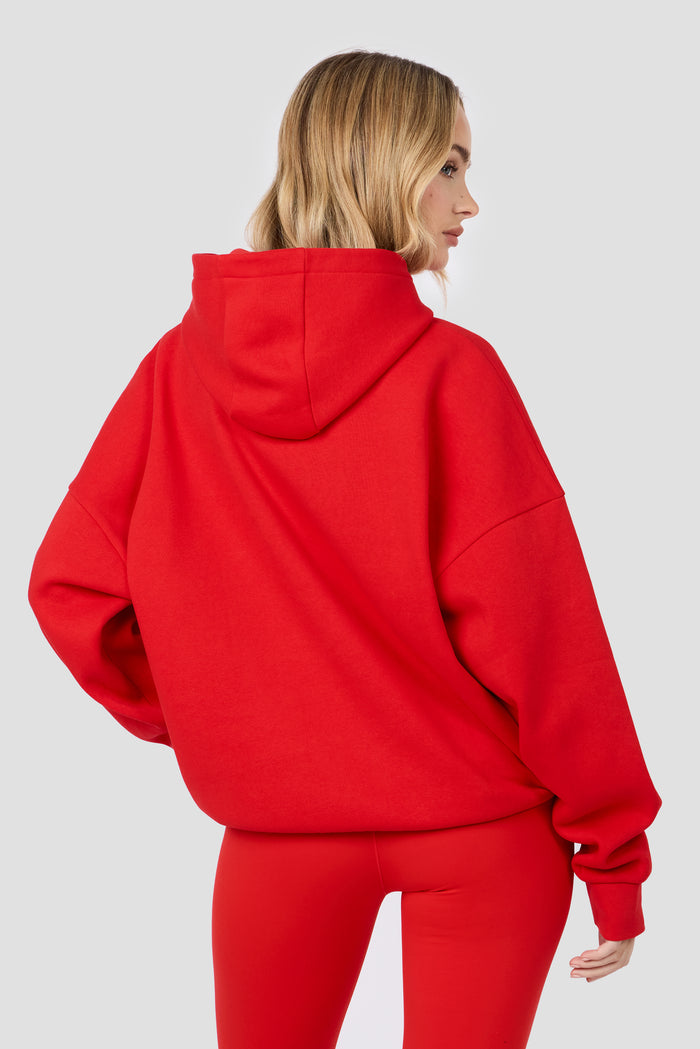 Athleisure Club Hood - Poppy Red