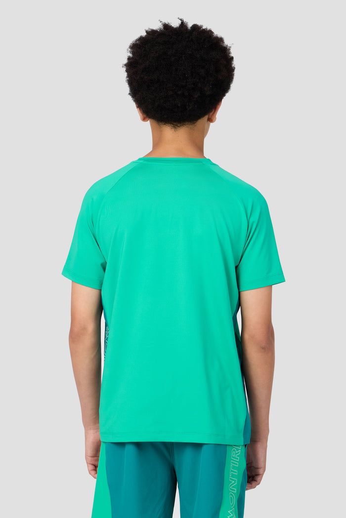 Boys Optic T-Shirt - Cyber Jade/Lagoon Green/Duck Egg