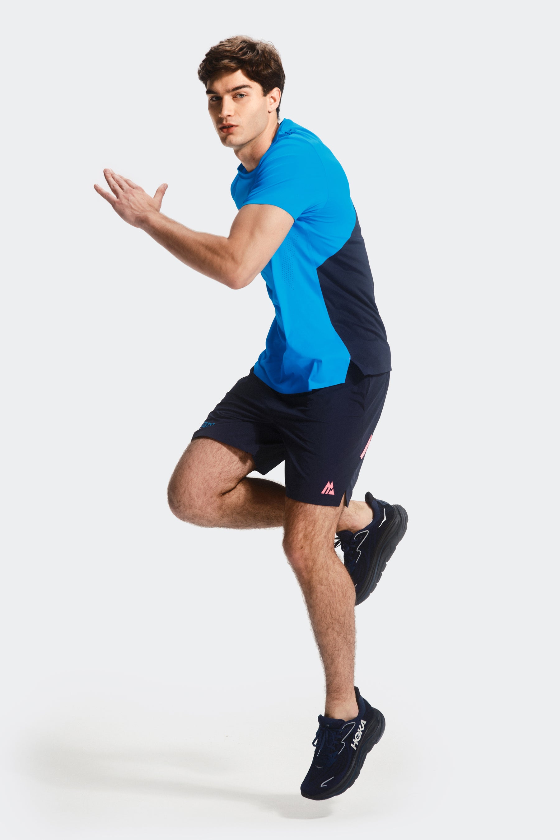 MTX Run Vertex T-Shirt - Maya Blue/Midnight Blue