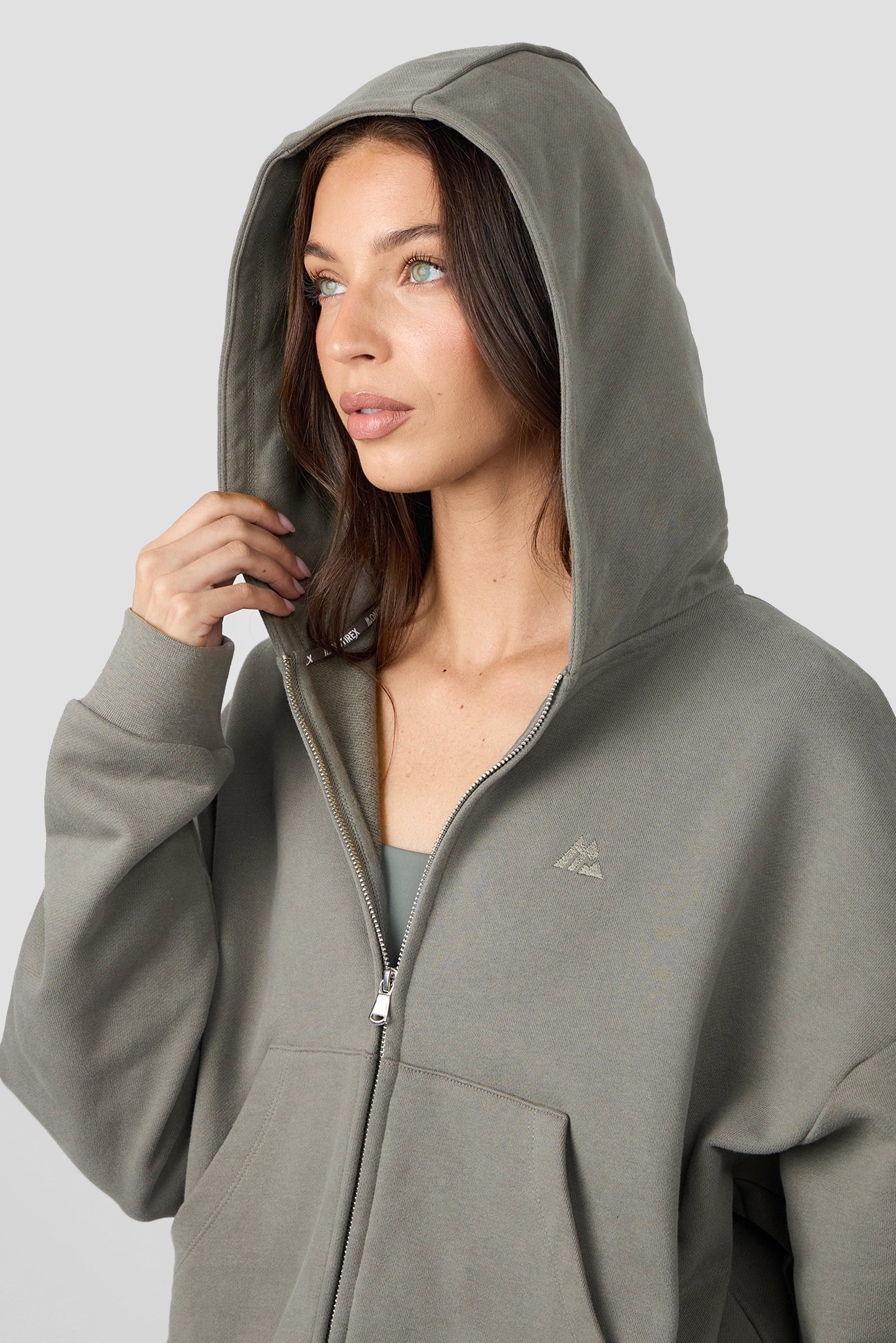 Form Full Zip Hood - Dark Olive