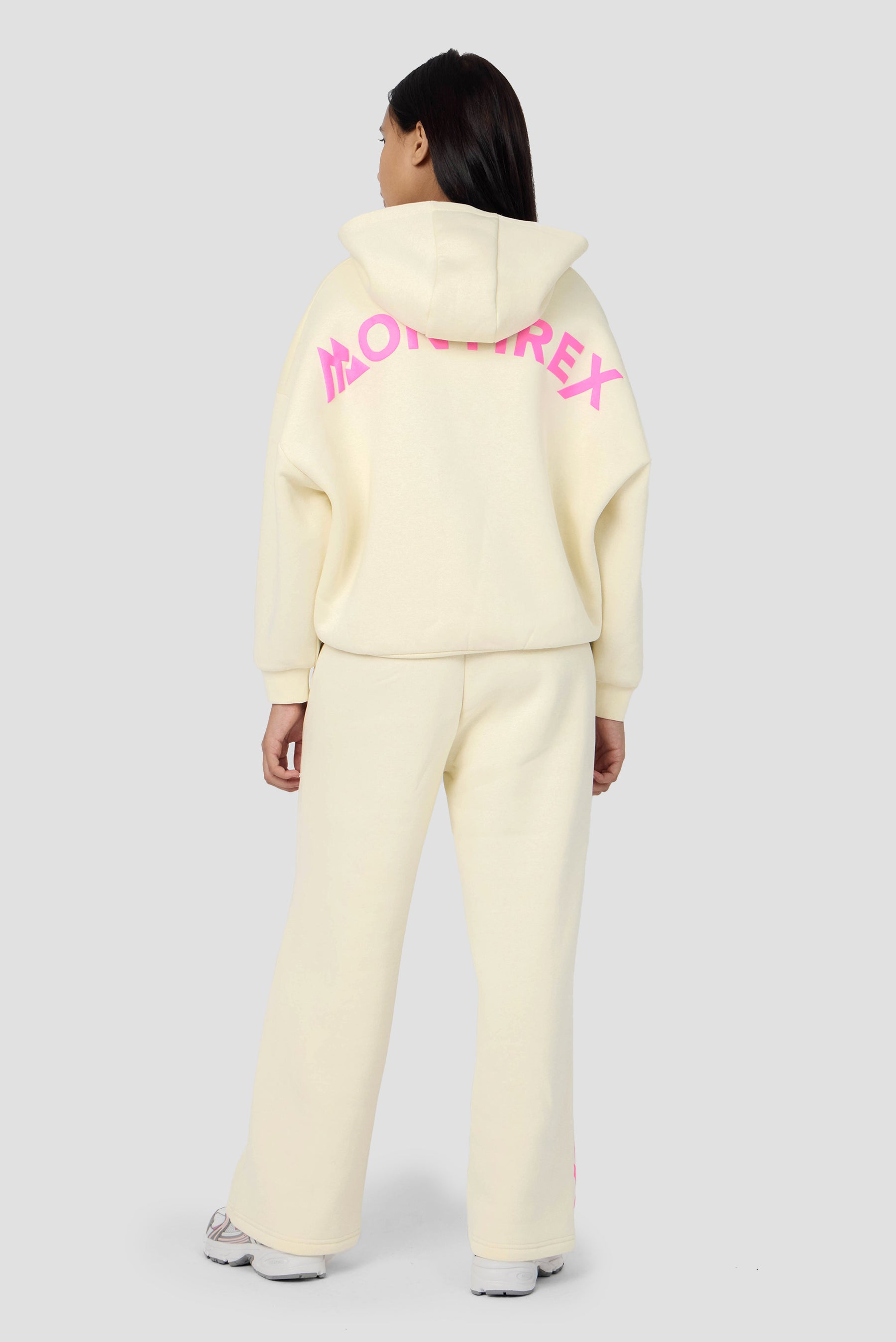 Girls Vibe Wide Leg Jogger - Vanilla Foam