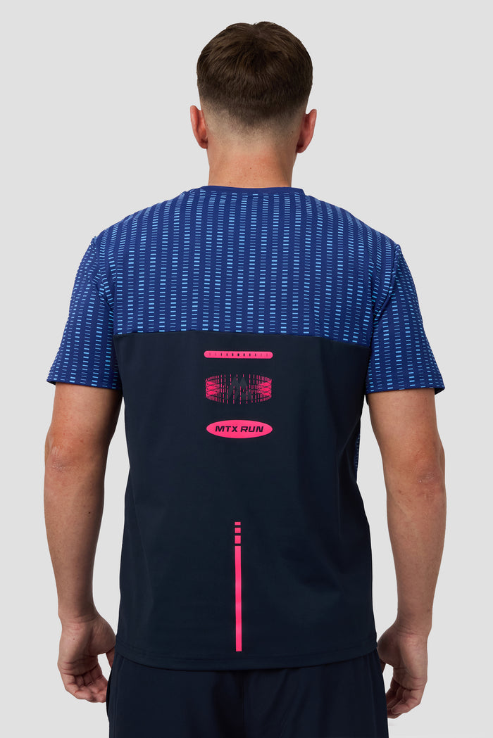 MTX Run Tempo T-Shirt - Marine Blue/Midnight Blue