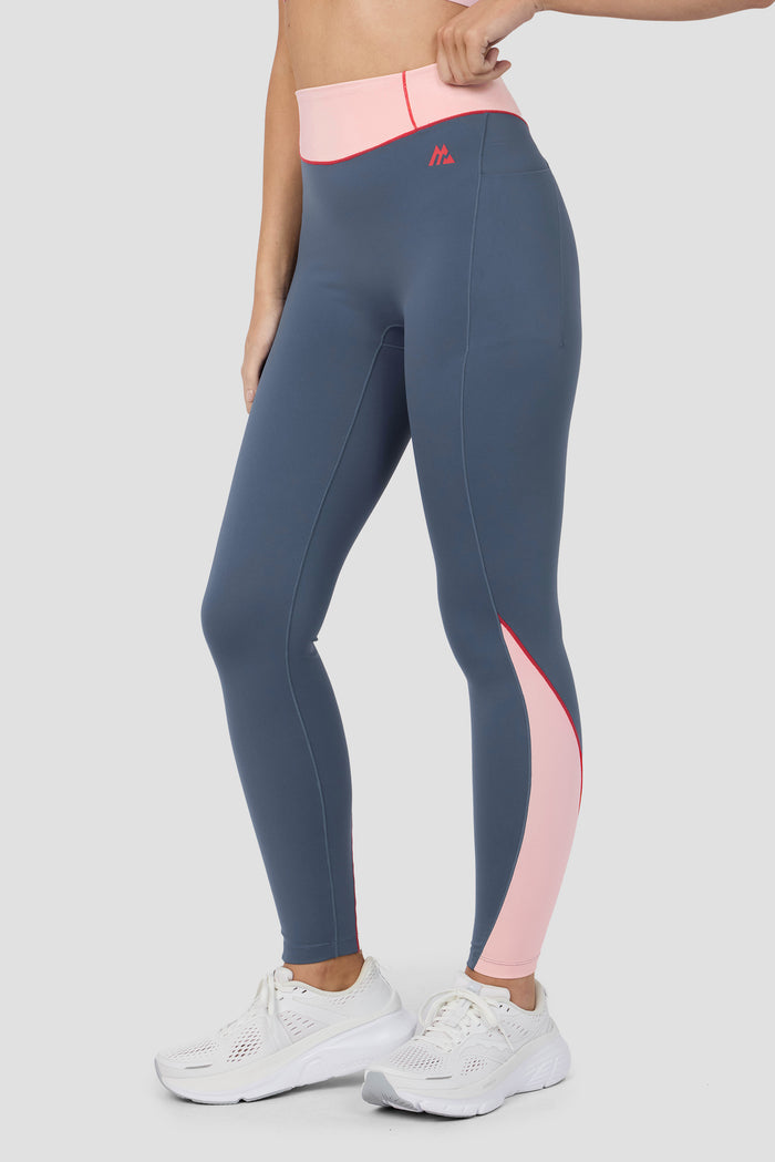 MTX Run Switch Legging - Greyed Indigo