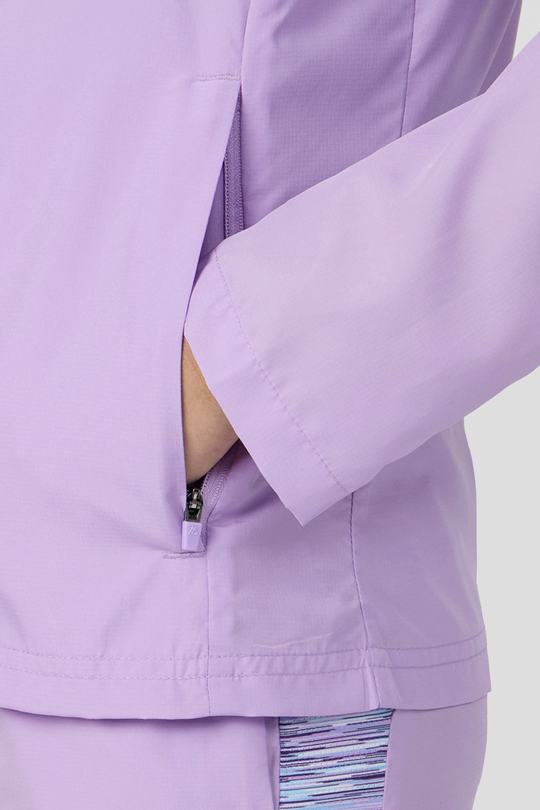 Trail Windbreaker - Lilac/Blue/White