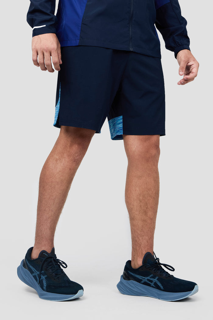 Trail Panel Short - Navy/Royal Blue Multi