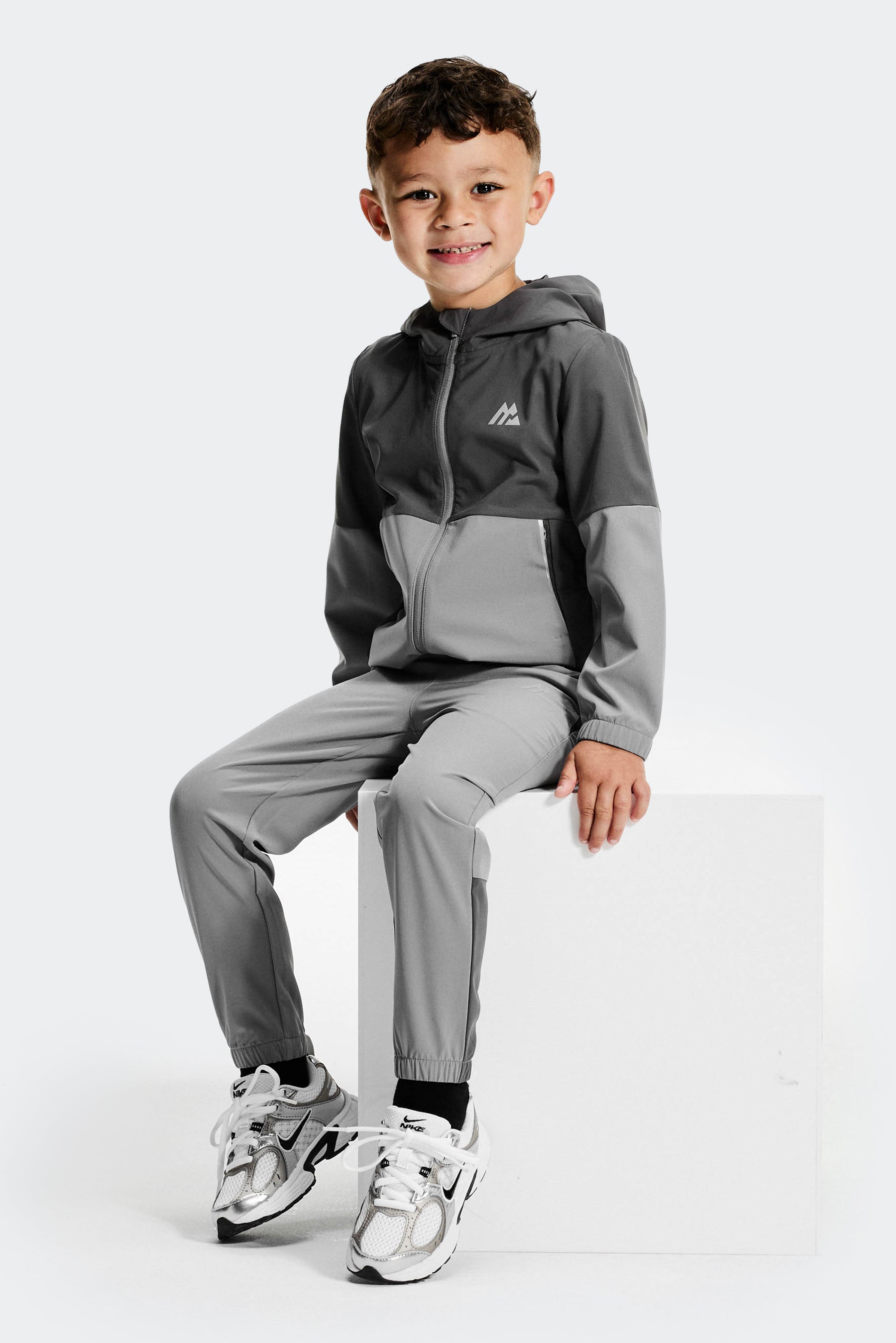 Infant Boy's Edge Jacket/Pant - Cement Grey/Platinum Grey