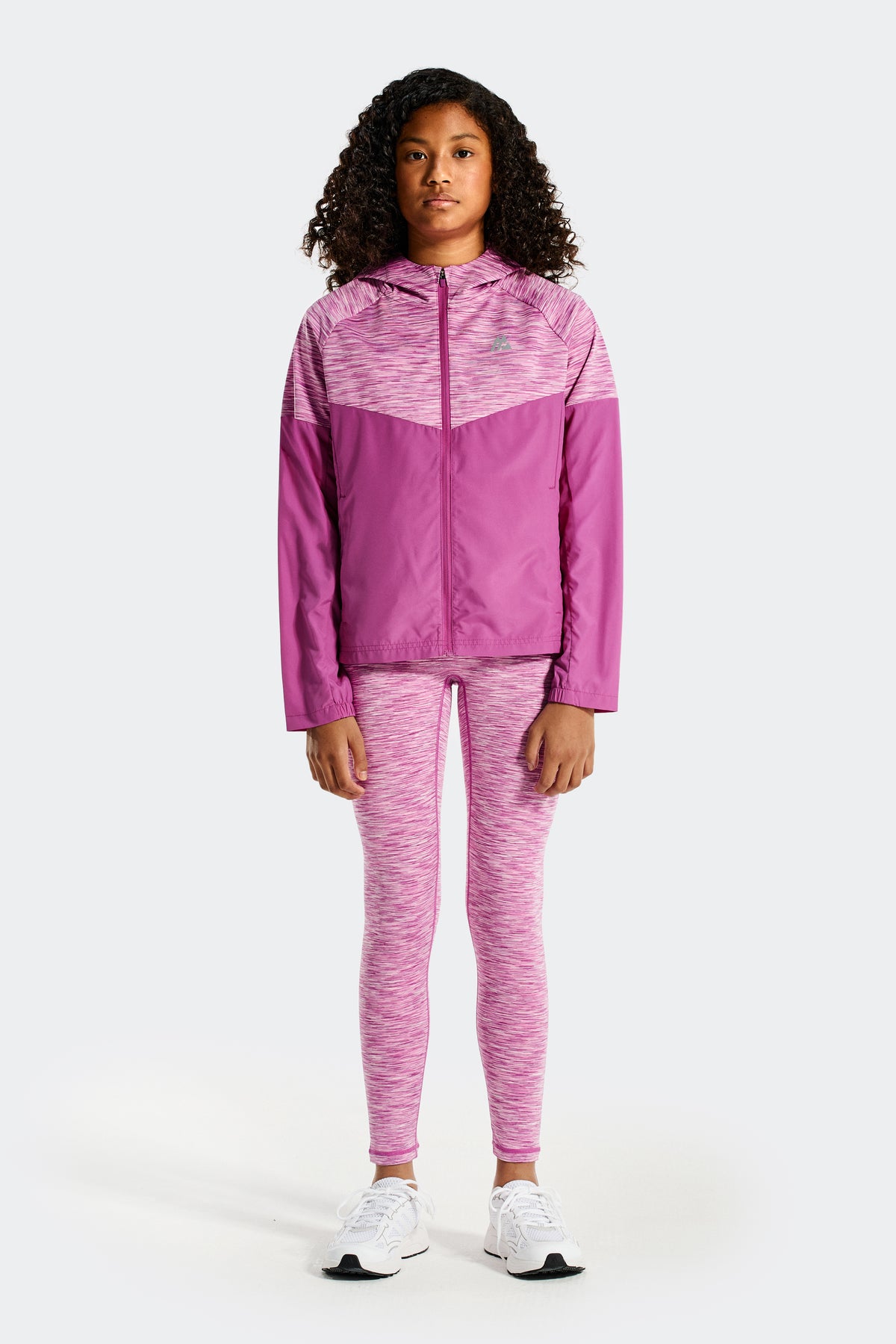 Girls Trail Windbreaker - Purple/Pink