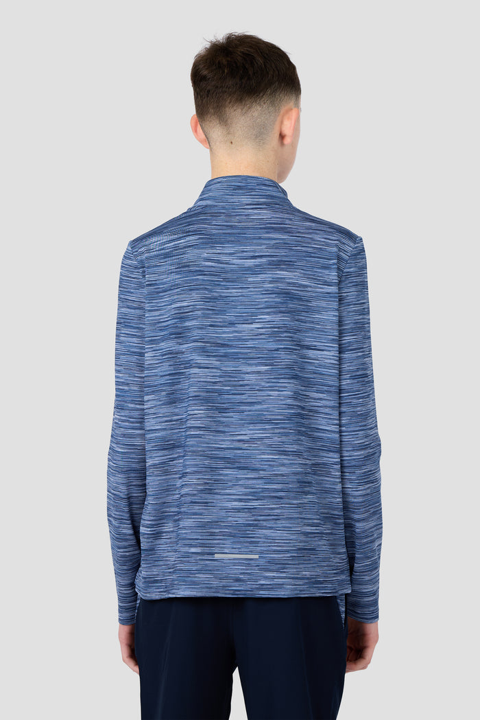 Boys Trail 2.0 1/4 Zip - Navy/Charcoal Blue Multi