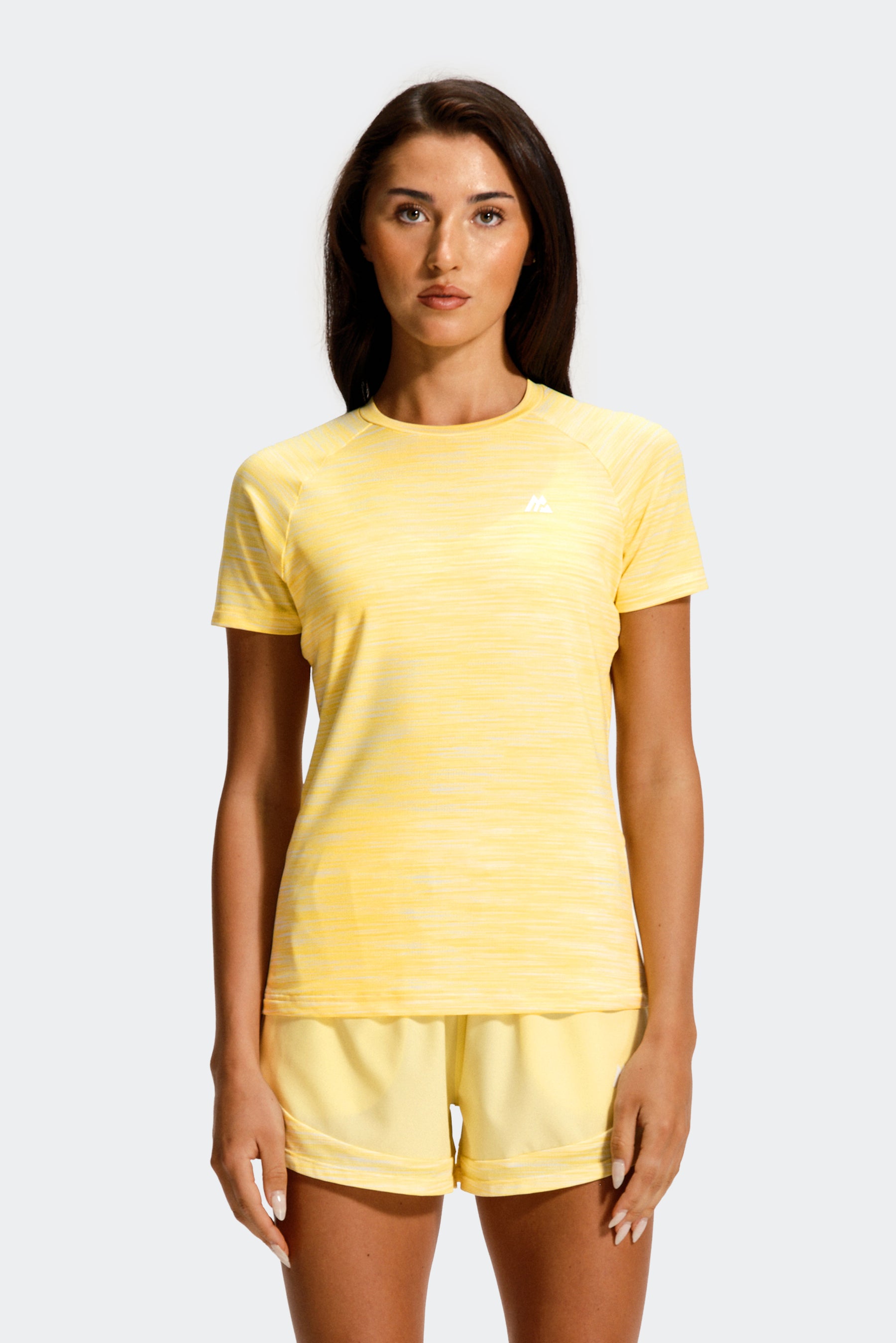 Women's Trail T-Shirt - Lemon/White