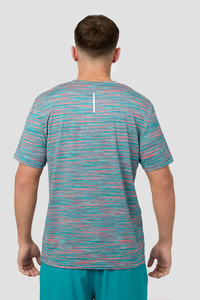 Trail T-Shirt - Teal/Pink