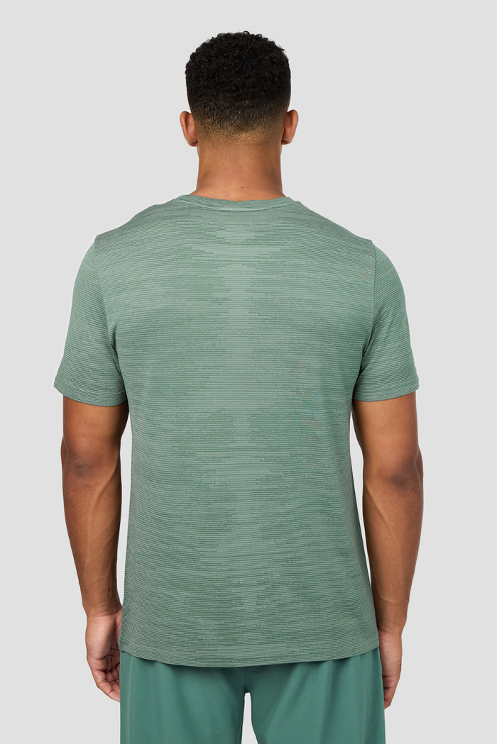 Glitch Seamless T-Shirt - Dolphin/Feather