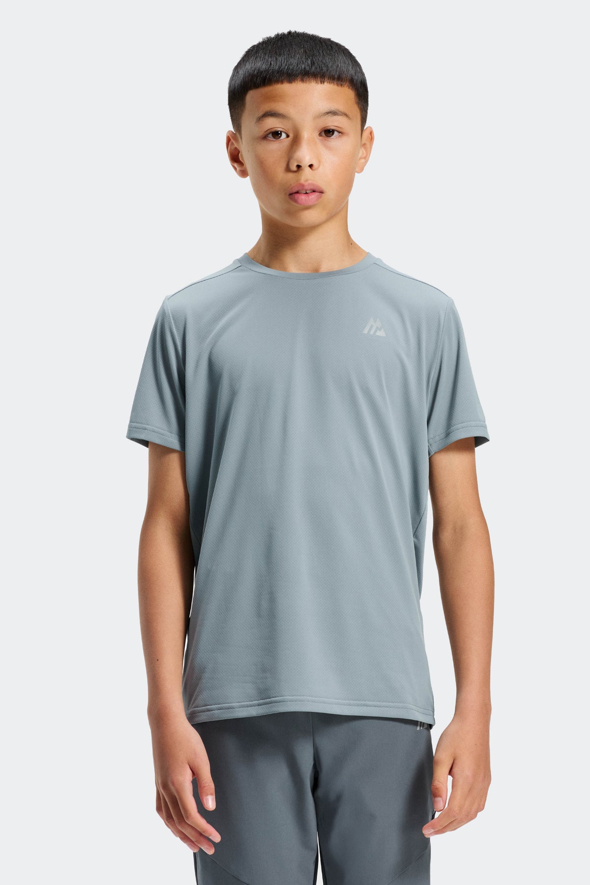 Boys Delta T-Shirt - Steel
