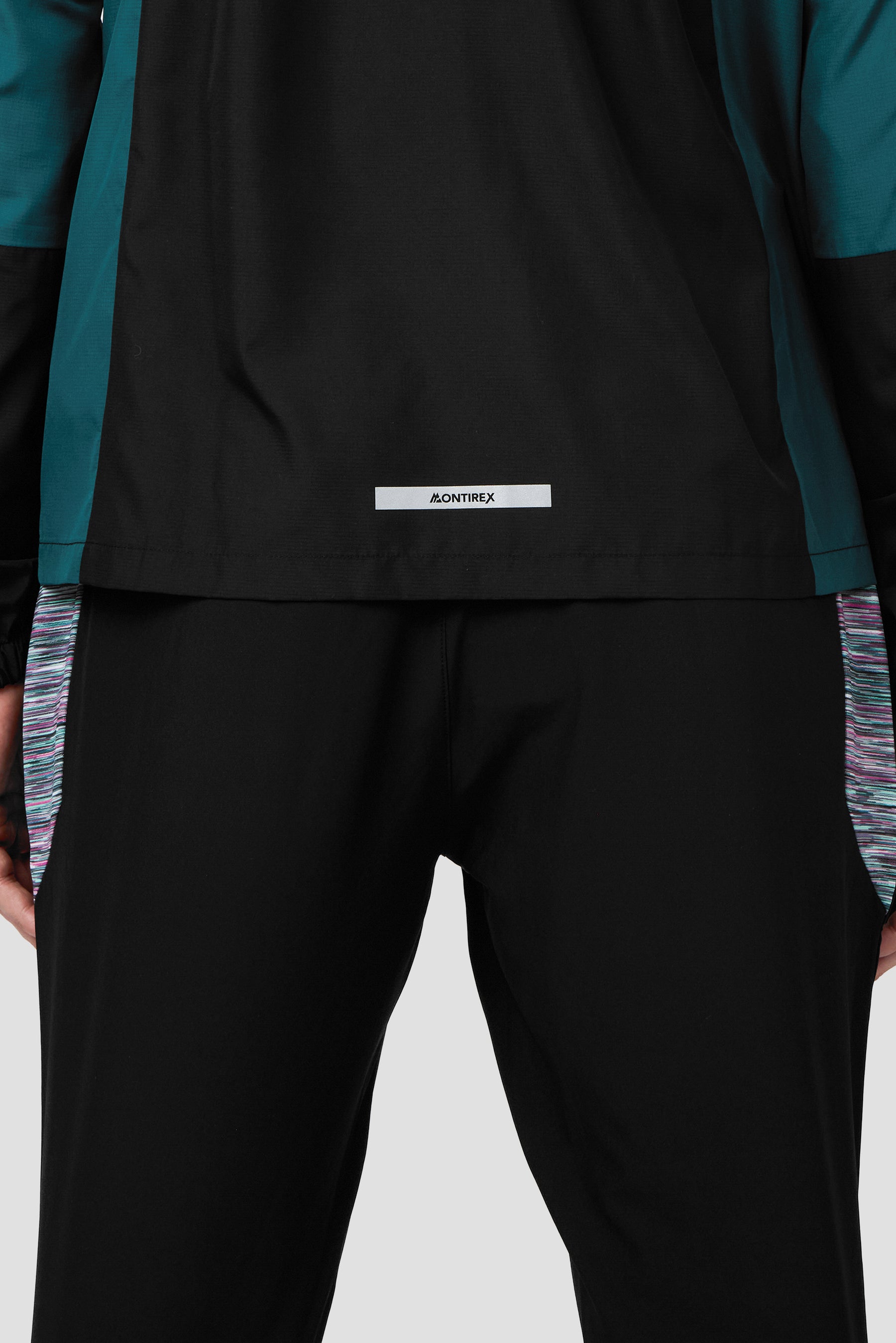 Trail Windbreaker - Black/Teal/Pink/White