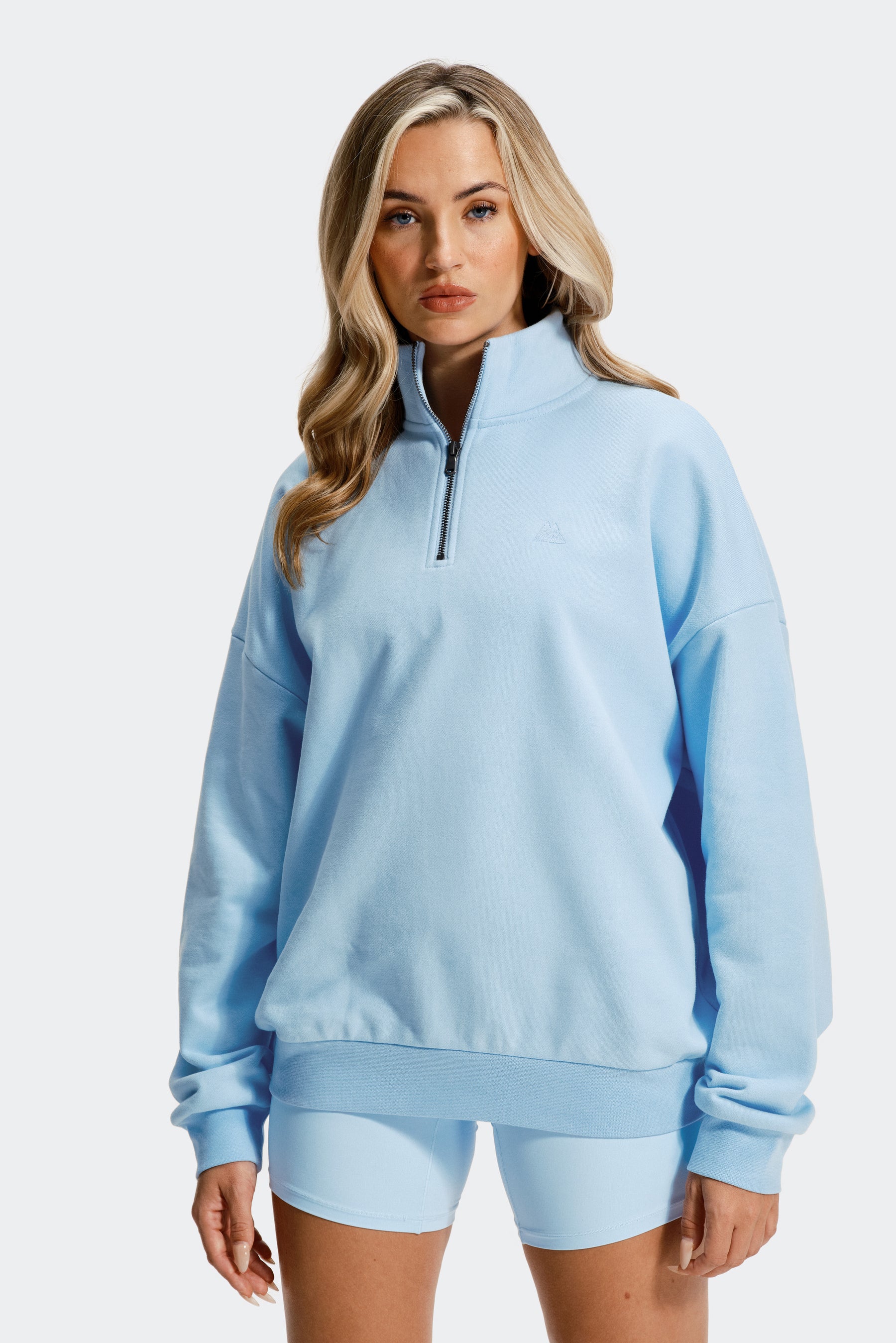 Form 1/4 Zip - Blissful Blue