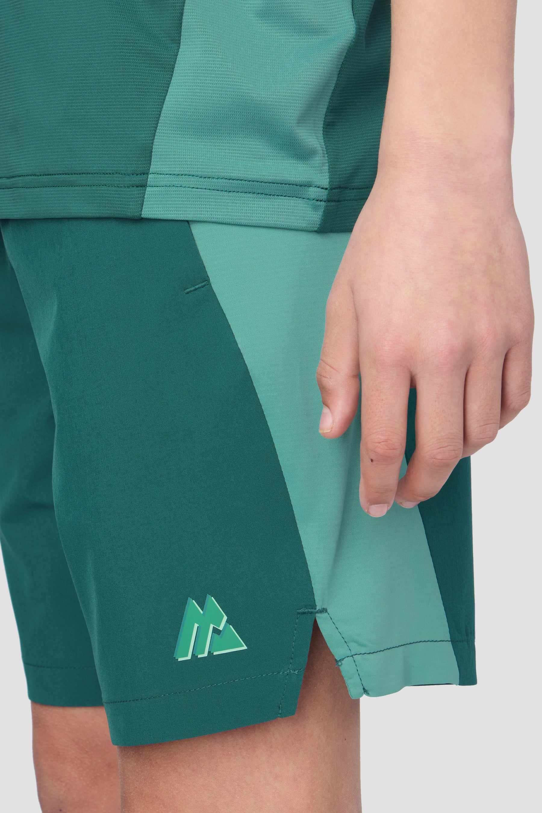 Boys MTX Run Turbo Short - Ocean Abyss/Steel Teal