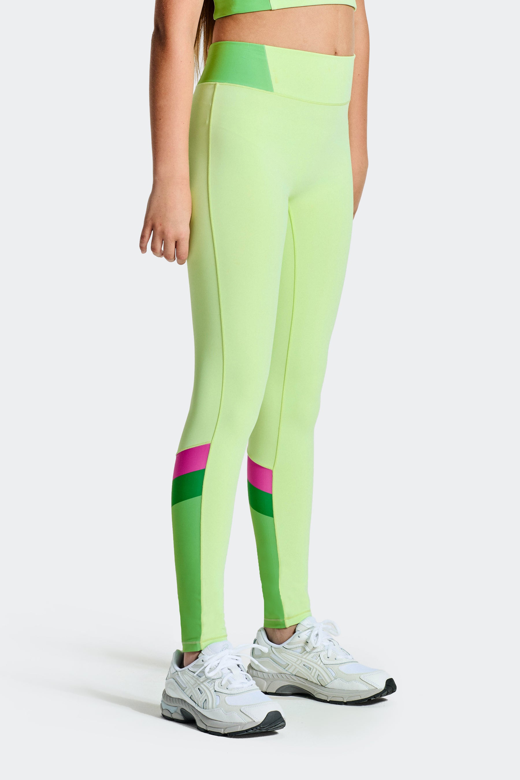 Girls Lumina Legging - Iced Matcha/Pistachio/Clover/Magenta