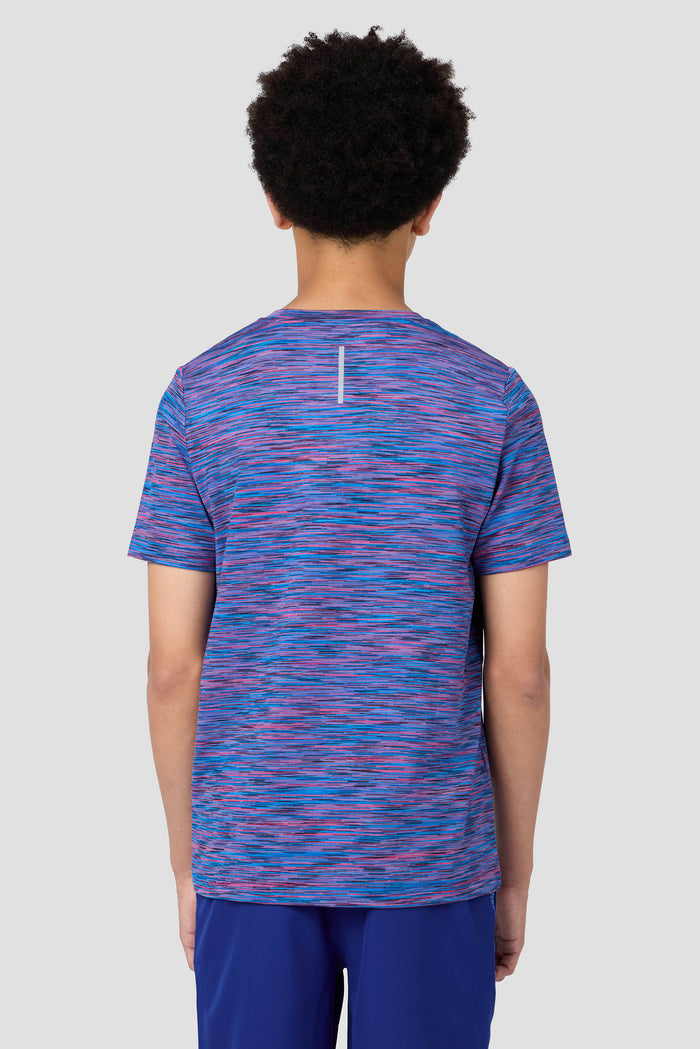 Boys Trail T-Shirt - Blue/Navy/Pink