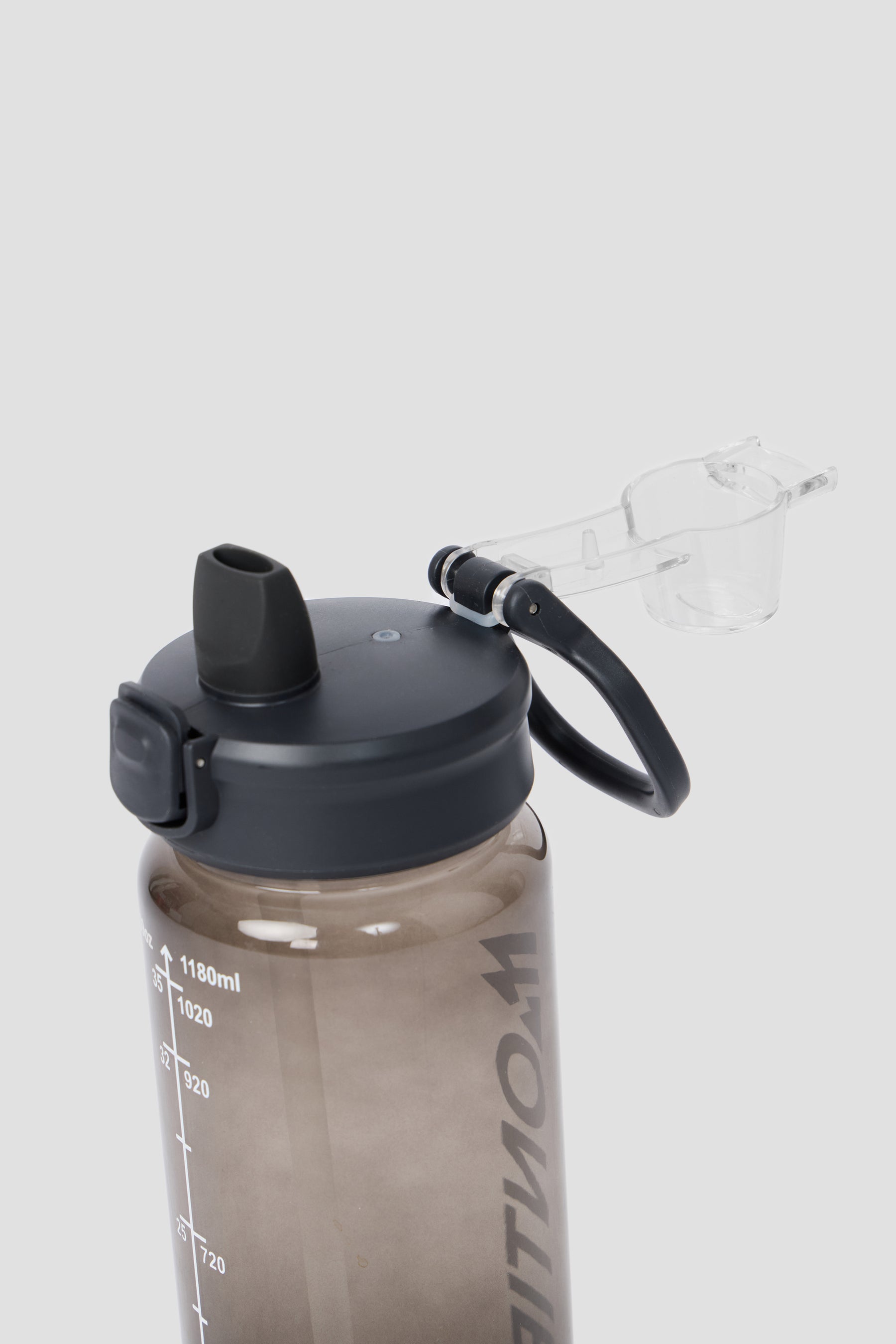 Plastic Push Bottle - Black