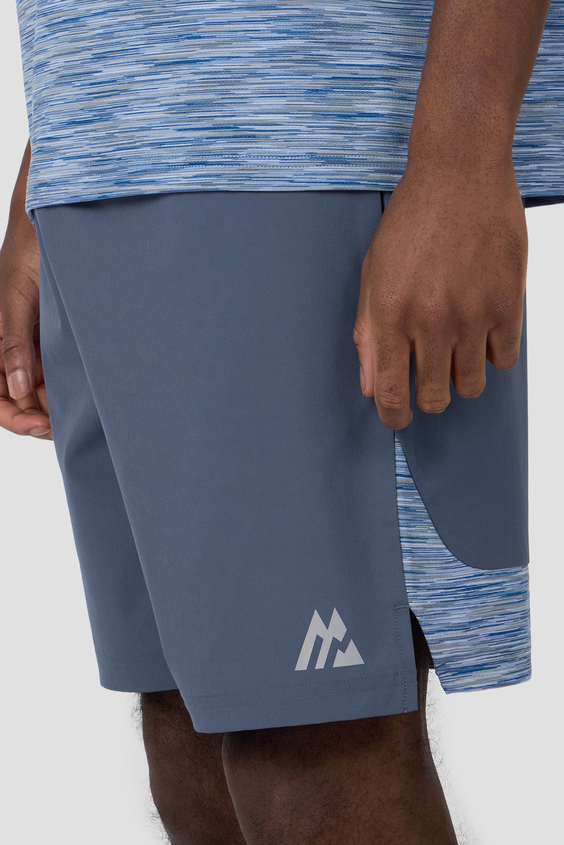 Trail Panel Short - Indigo/Light Blue Multi
