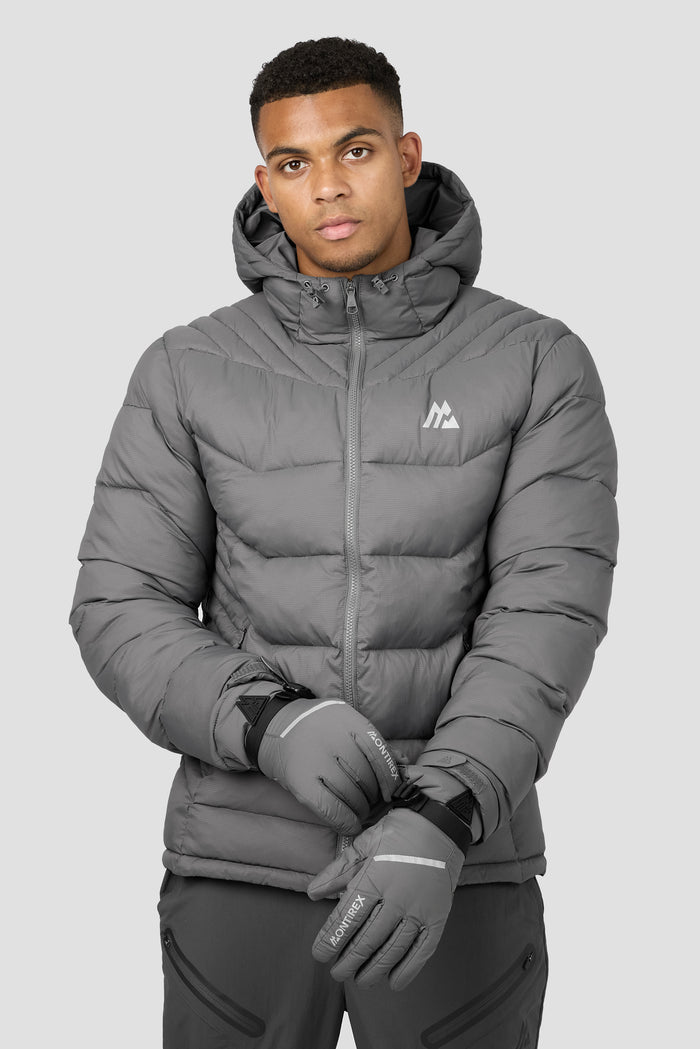 Mogul Ski Glove - Cement Grey