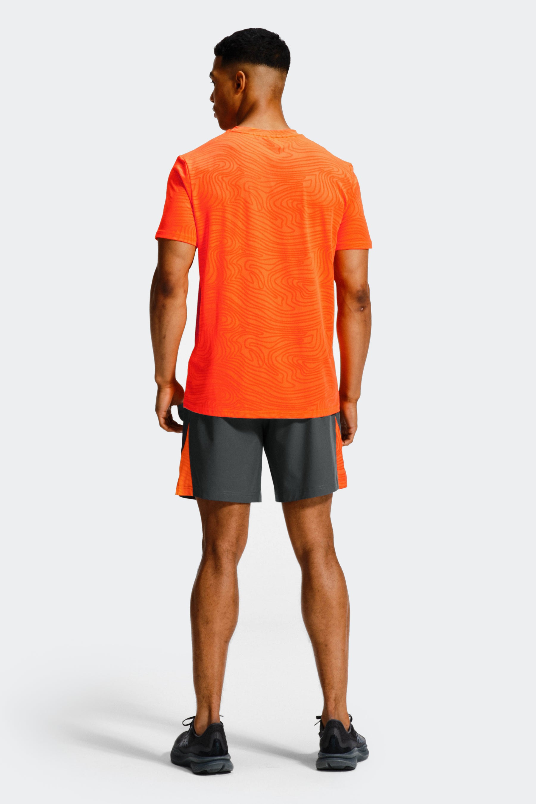 Tide Short - Slate Grey/Fiery Orange