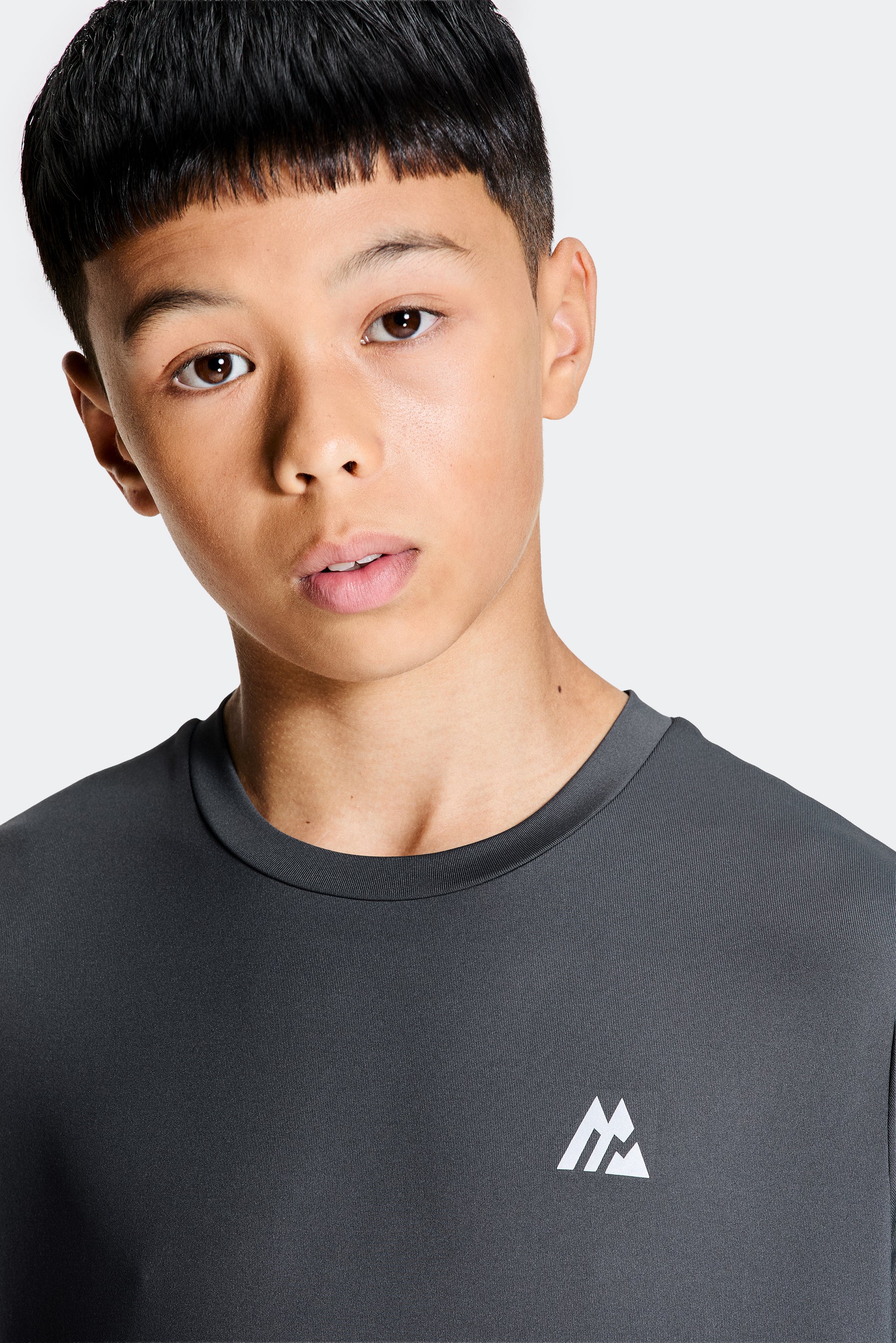 Boys Scope T-Shirt - Asphalt/Cement Grey