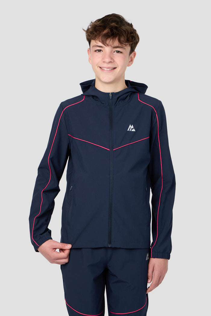 Boys Kinetic Jacket - Midnight Blue/Pomegranate
