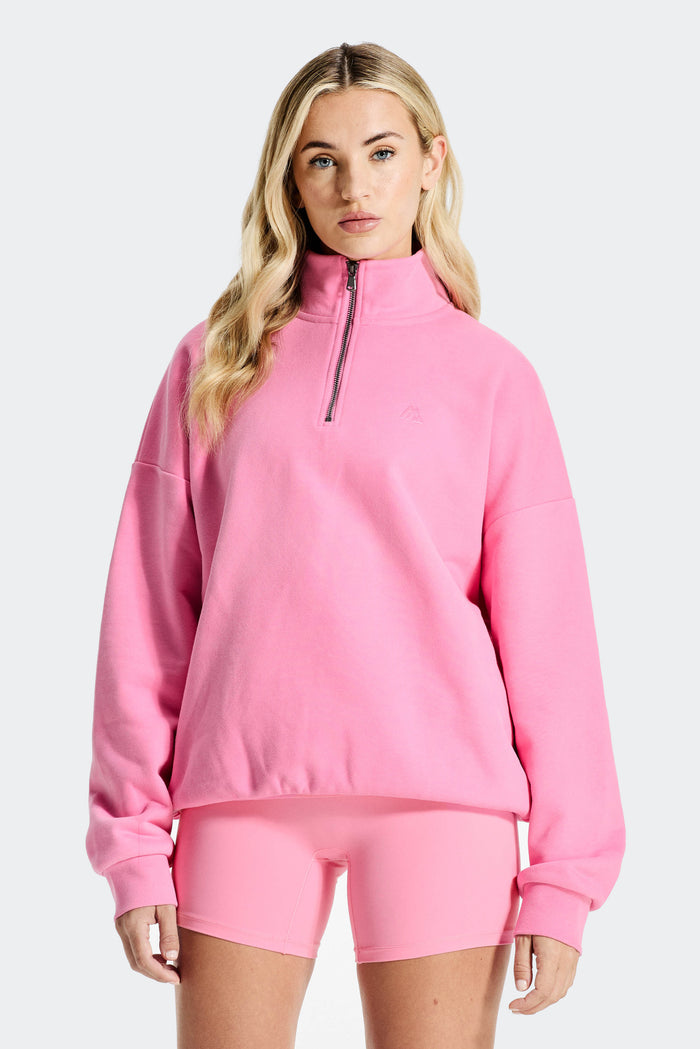 Form 1/4 Zip - Pink Lemonade
