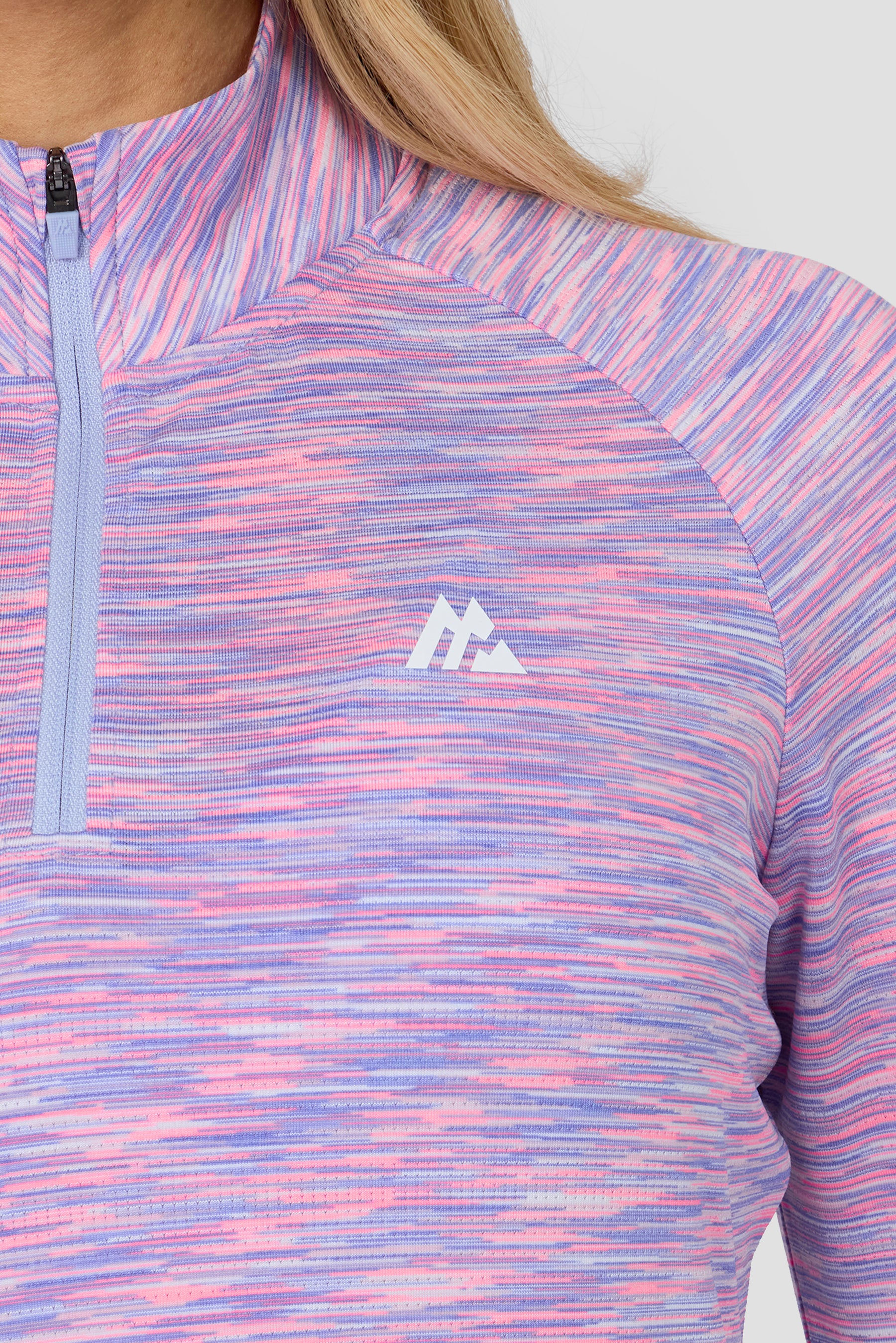 Women's Trail 1/4 Zip - Pink/Lilac/White