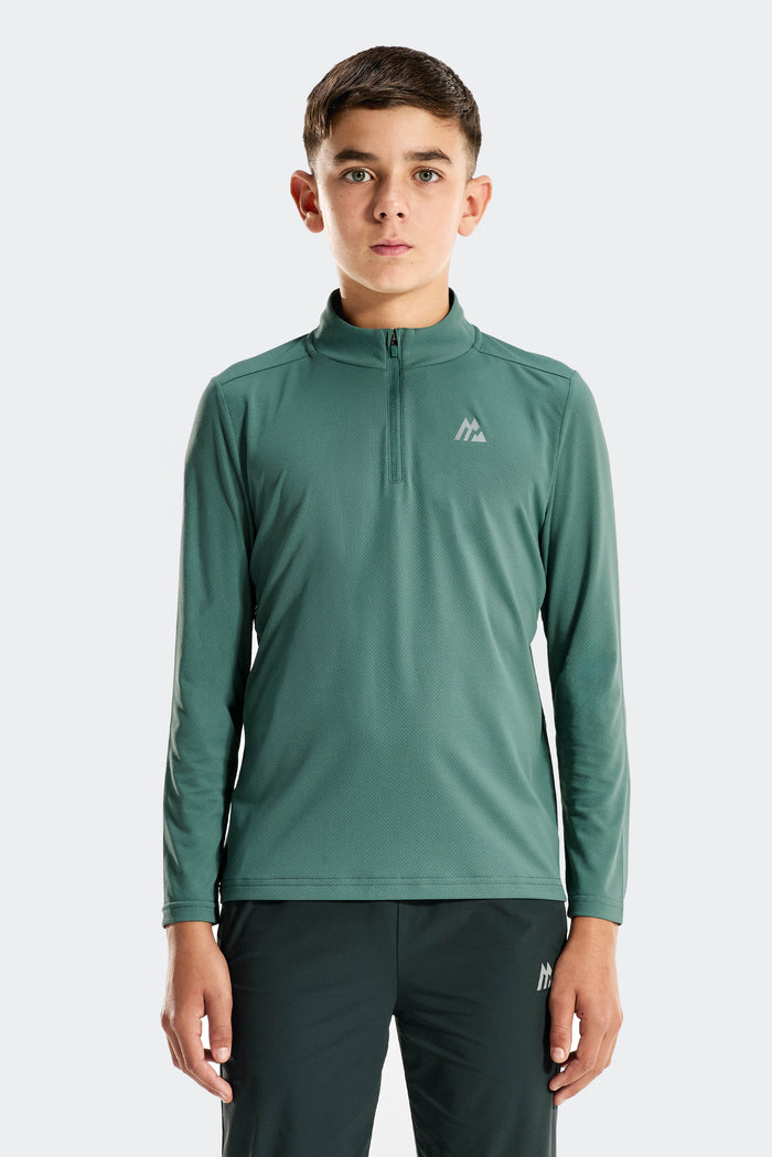 Delta 1/4 Zip - Mineral Green