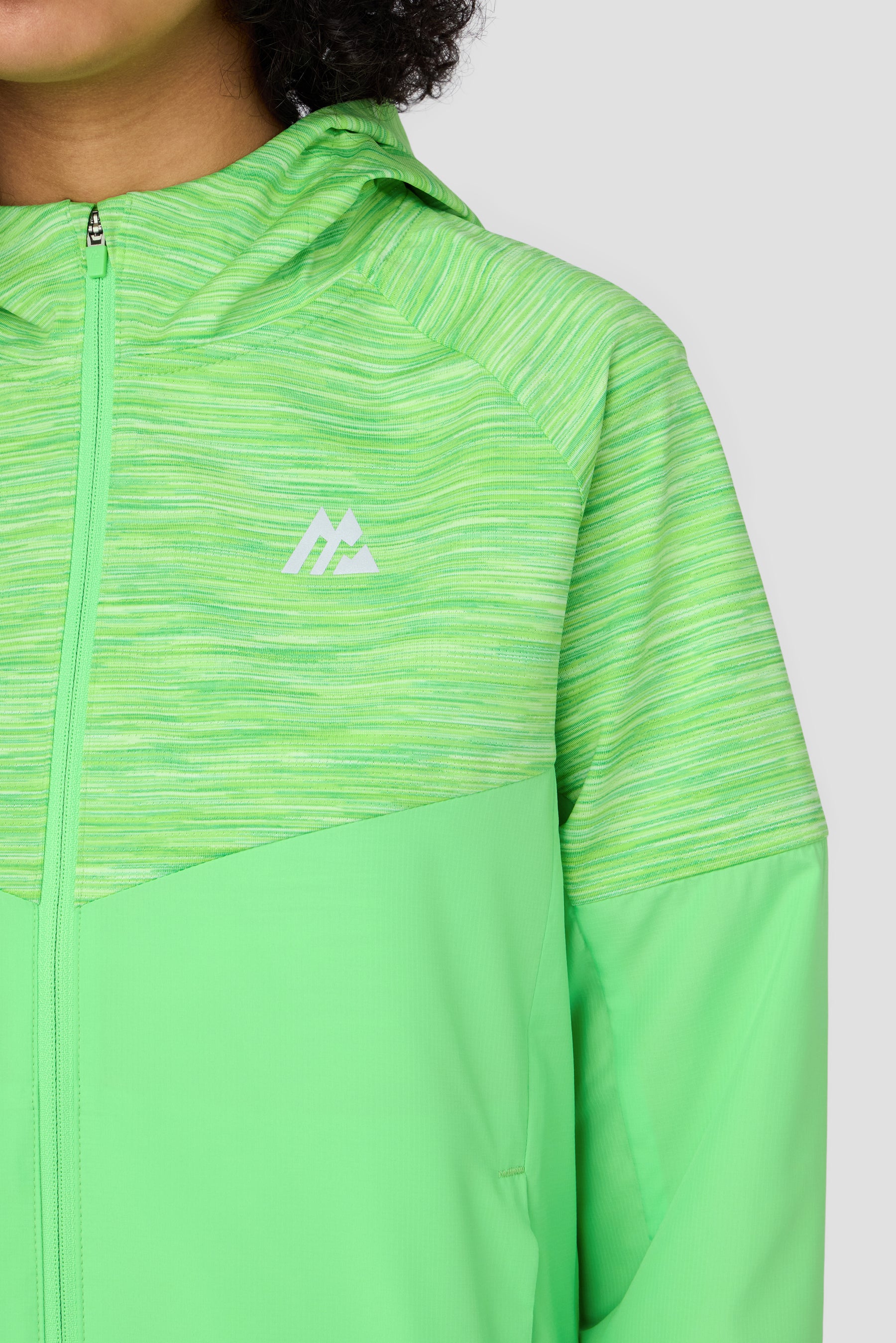 Girls Trail Windbreaker - Apple Green Multi