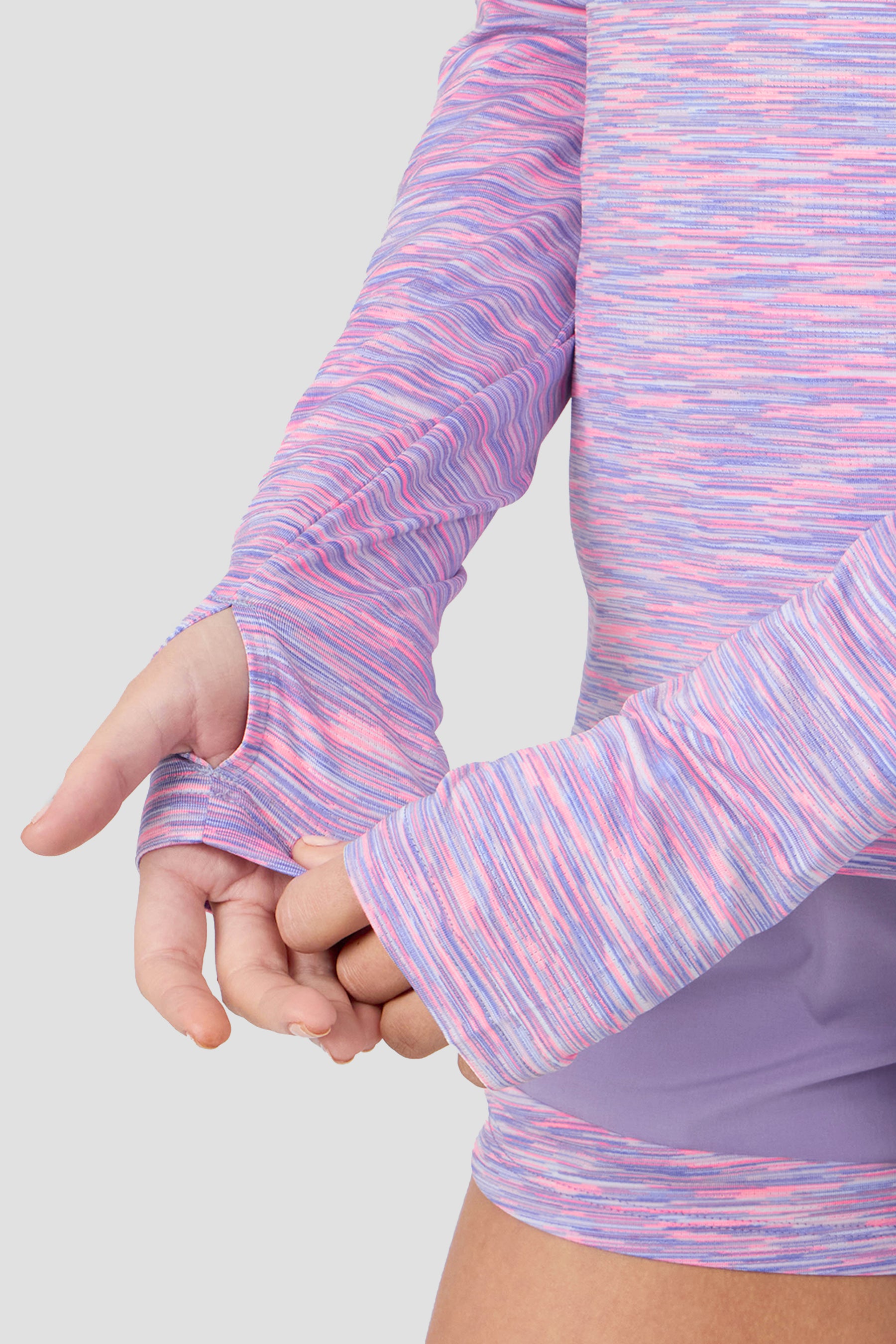Women's Trail 1/4 Zip - Pink/Lilac/White