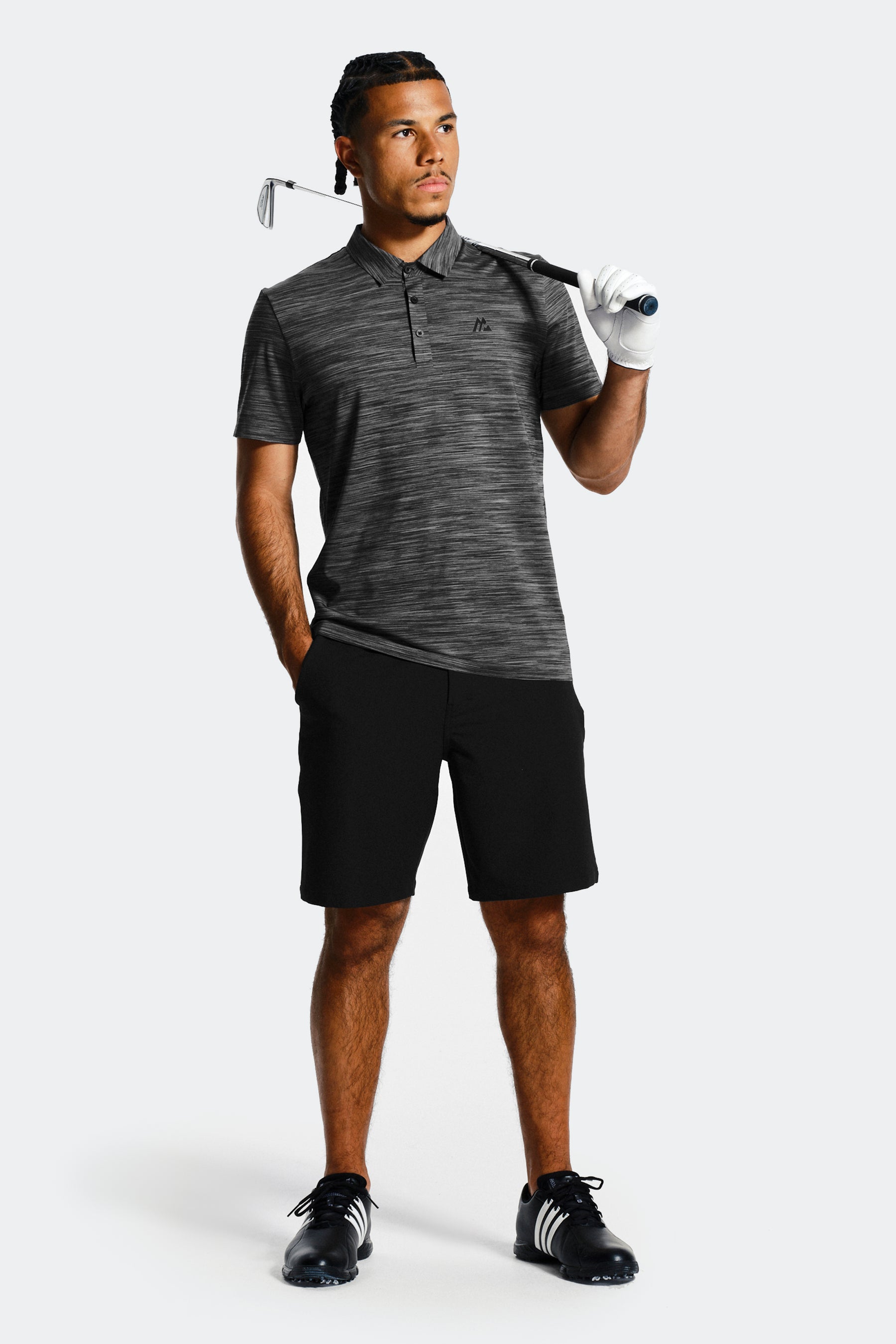 Trail Polo - Black/Grey